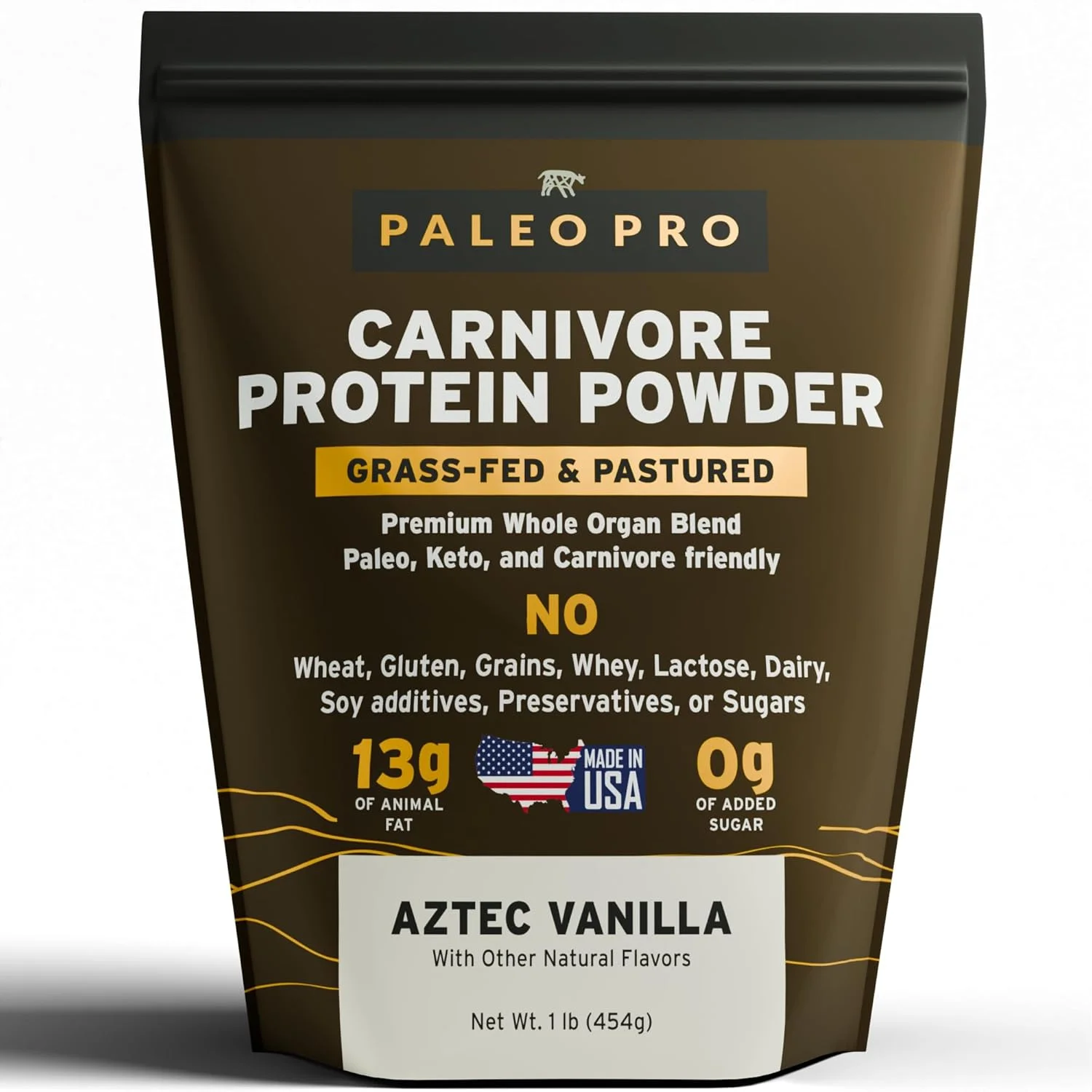 پروتئین کامل کارنیور Paleo Pro (وانیل آزتک) پروتئین چراگاهی و بدون قفس، پیه گاو تغذیه شده با علف، اندام های گاو | بدون شکر، سویا، غلات یا کربوهیدرات خالص | بدون گلوتن و ماکروهای کتو (15 سروینگ) پروتئین کامل کارنیور Paleo Pro (وانیل آزتک) پروتئین چراگاهی و بدون قفس، پیه گاو تغذیه شده با علف، اندام های گاو | بدون شکر، سویا، غلات یا کربوهیدرات خالص | بدون گلوتن و ماکروهای کتو (15 سروینگ)