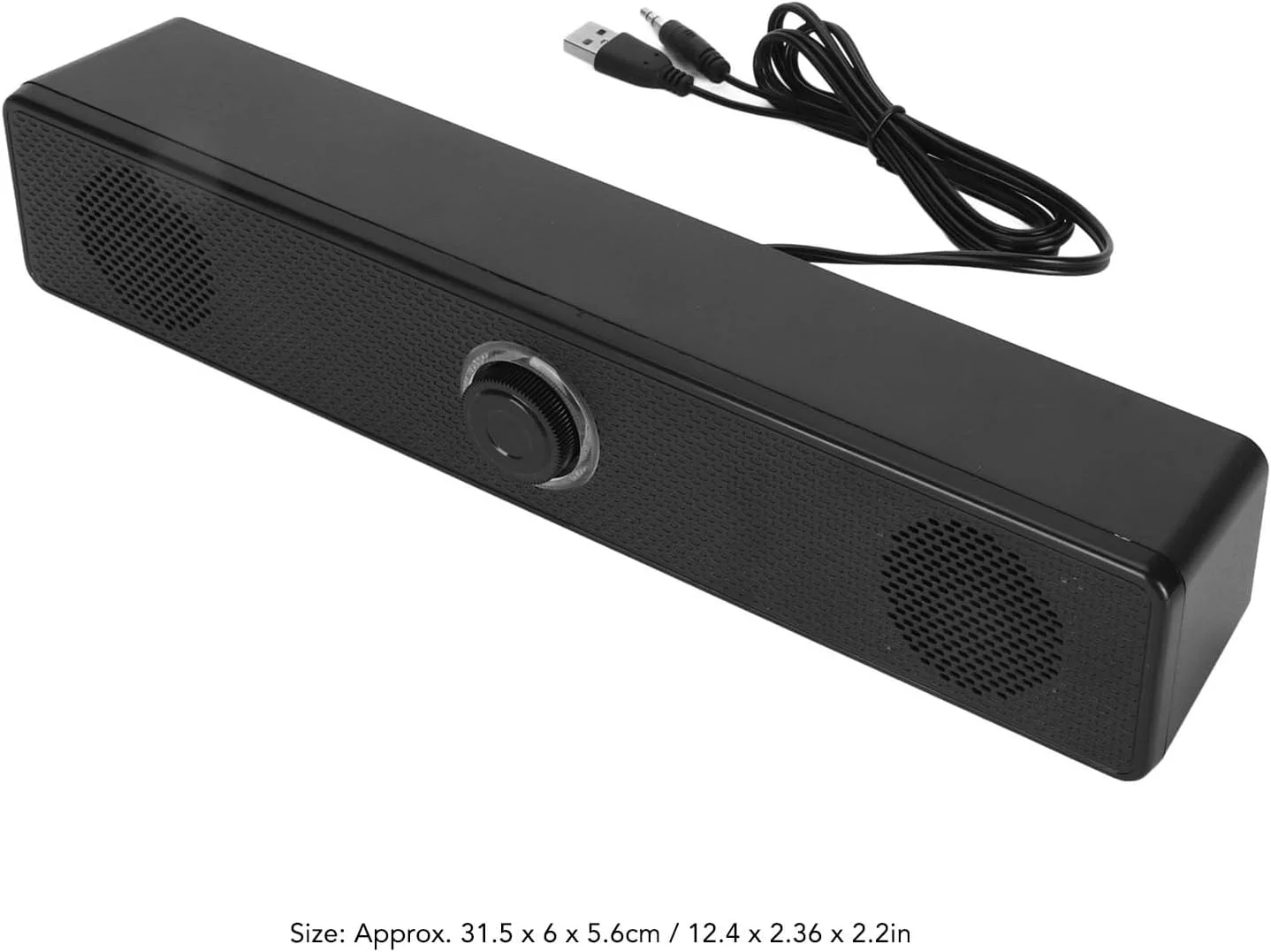 ساندبار کامپیوتر Bewinner با استریو HiFi و بیس عمیق، اسپیکر مینی USB برای لپ تاپ، تبلت و کامپیوتر