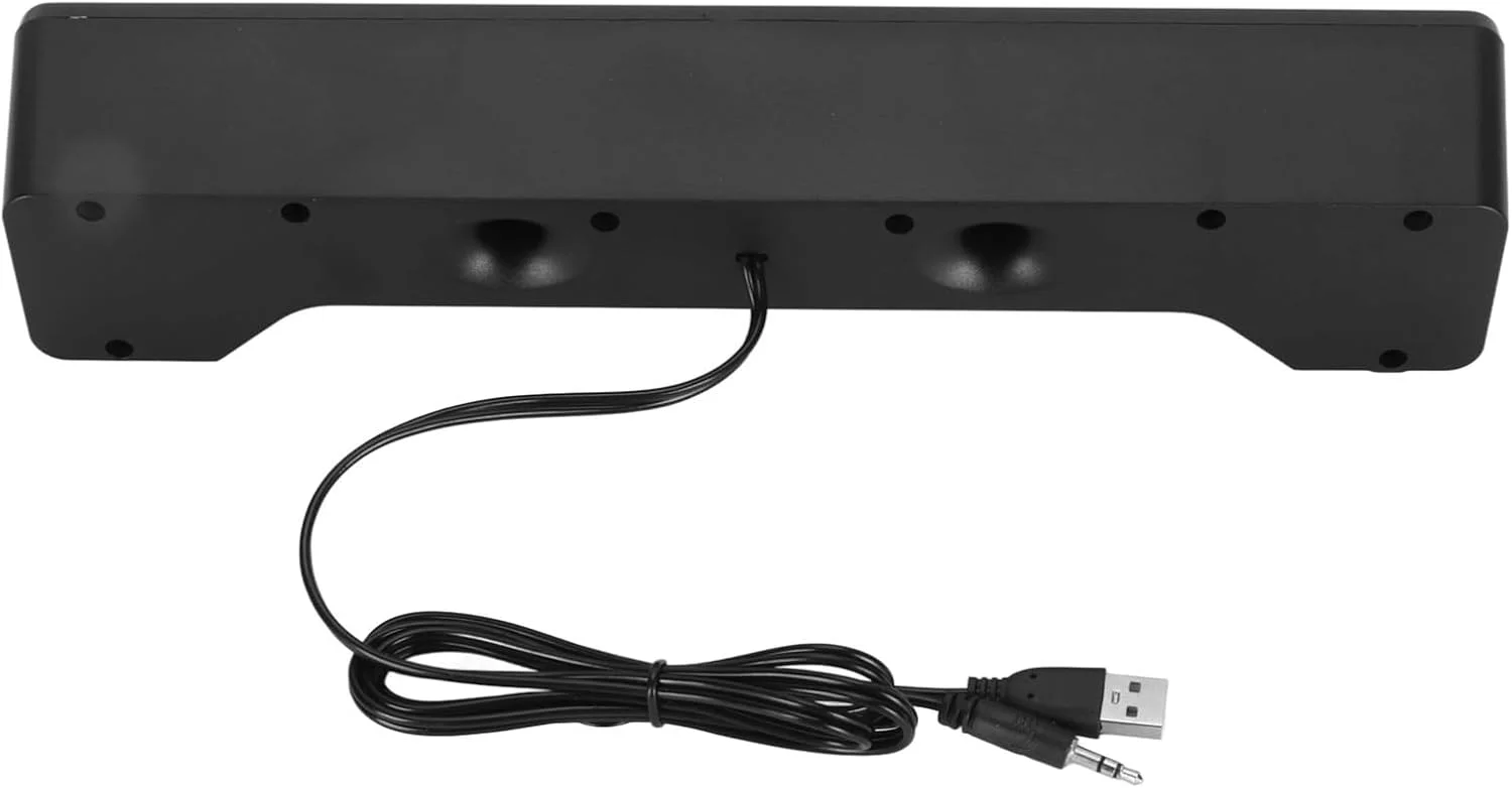 ساندبار کامپیوتر Bewinner با استریو HiFi و بیس عمیق، اسپیکر مینی USB برای لپ تاپ، تبلت و کامپیوتر
