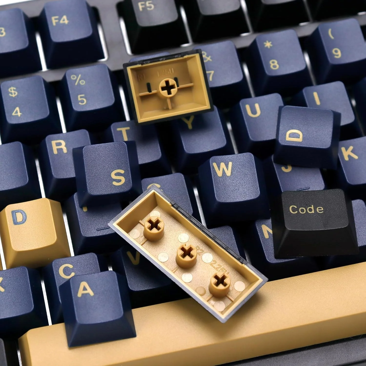 ست کیکپ های سفارشی KBDiy Blue Samurai PBT Double Shot، 174 کلید کیکپ های بازی رترو پروفایل Cherry برای کیبوردهای مکانیکی 61/64/68/84/87/100/104/108 ست کیکپ های سفارشی KBDiy Blue Samurai PBT Double Shot، 174 کلید کیکپ های بازی رترو پروفایل Cherry برای کیبوردهای مکانیکی 61/64/68/84/87/100/104/108