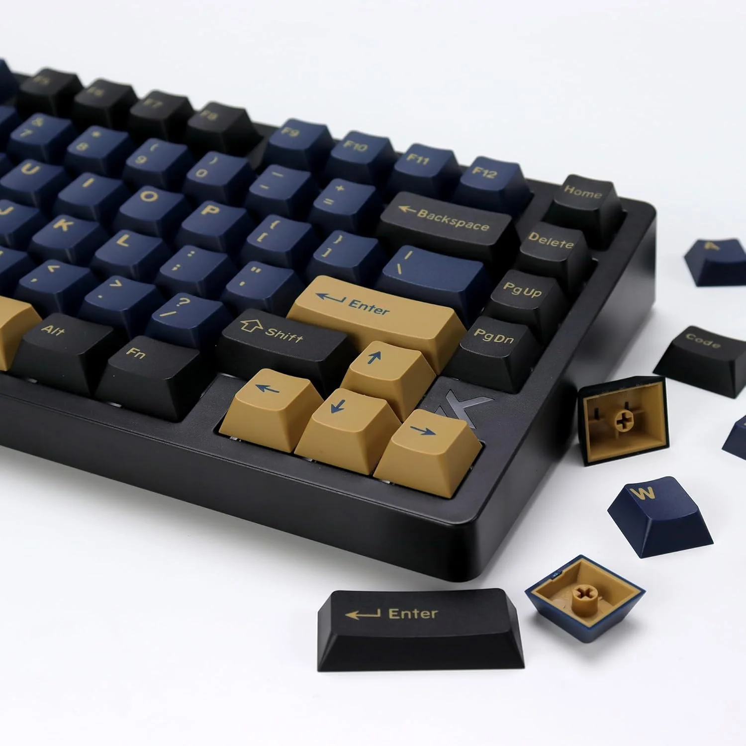 ست کیکپ های سفارشی KBDiy Blue Samurai PBT Double Shot، 174 کلید کیکپ های بازی رترو پروفایل Cherry برای کیبوردهای مکانیکی 61/64/68/84/87/100/104/108 ست کیکپ های سفارشی KBDiy Blue Samurai PBT Double Shot، 174 کلید کیکپ های بازی رترو پروفایل Cherry برای کیبوردهای مکانیکی 61/64/68/84/87/100/104/108