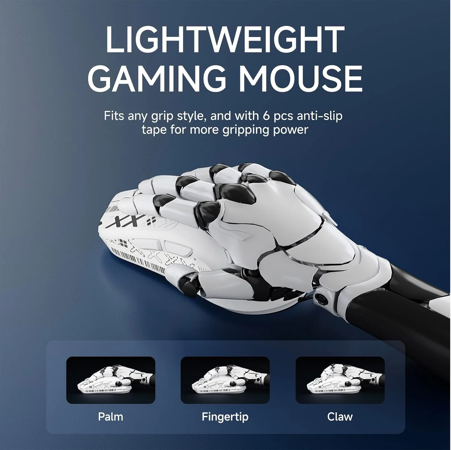 موس گیمینگ بیسیم SEUNKWANG EWEADN X23Pro، موس گیمینگ اسپورت 2.4G/BT5.0/USB-C، موس گیمینگ سبک وزن 49 گرمی، موس بیسیم 12000 DPI با 6 دکمه قابل برنامهریزی، برای لپتاپ/کامپیوتر/مک، سفید موس گیمینگ بیسیم SEUNKWANG EWEADN X23Pro، موس گیمینگ اسپورت 2.4G/BT5.0/USB-C، موس گیمینگ سبک وزن 49 گرمی، موس بیسیم 12000 DPI با 6 دکمه قابل برنامهریزی، برای لپتاپ/کامپیوتر/مک، سفید