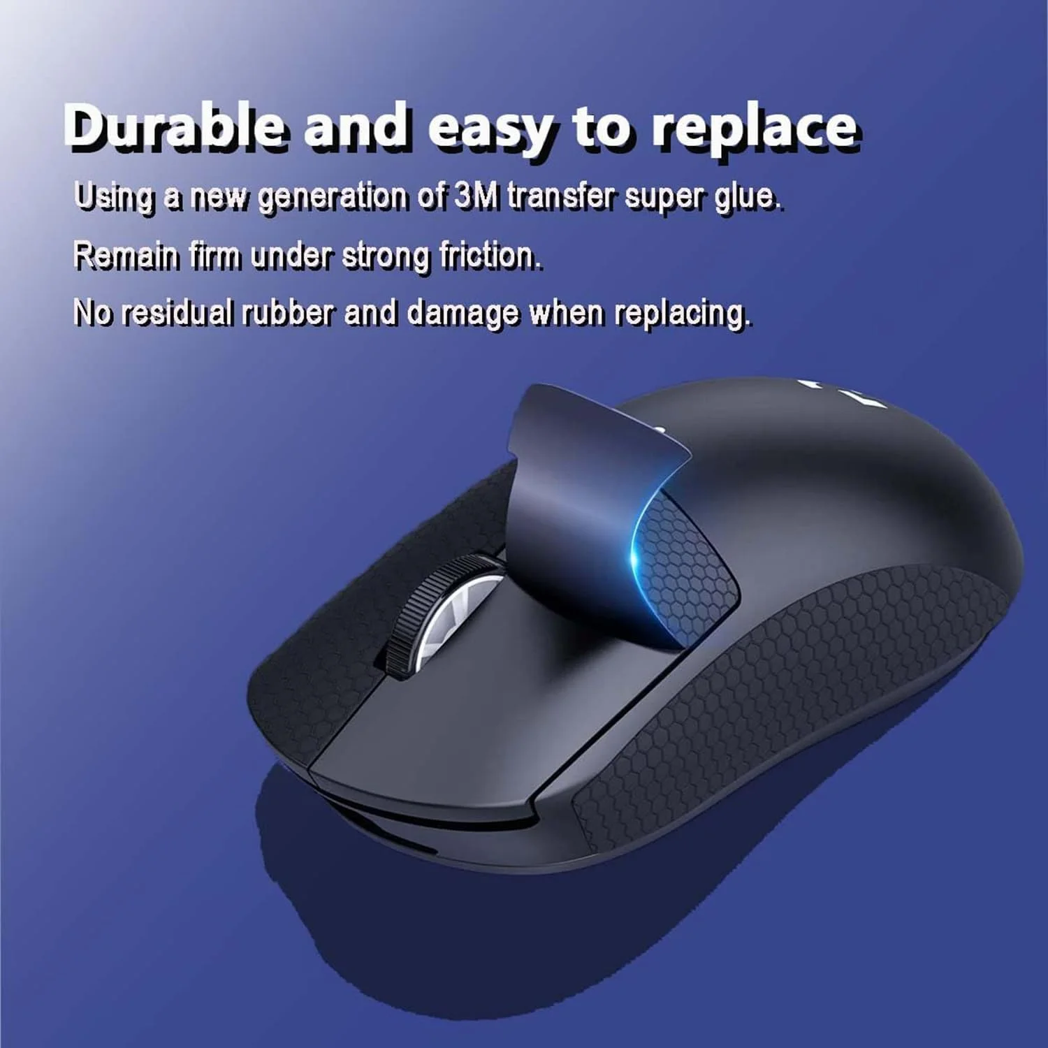 برچسب ضد لغزش ماوس YelaJoy - 1 ست برای ماوس گیمینگ Logitech GPW نسل دوم، برچسب گریپ ماوس بی سیم مشکی برچسب ضد لغزش ماوس YelaJoy - 1 ست برای ماوس گیمینگ Logitech GPW نسل دوم، برچسب گریپ ماوس بی سیم مشکی