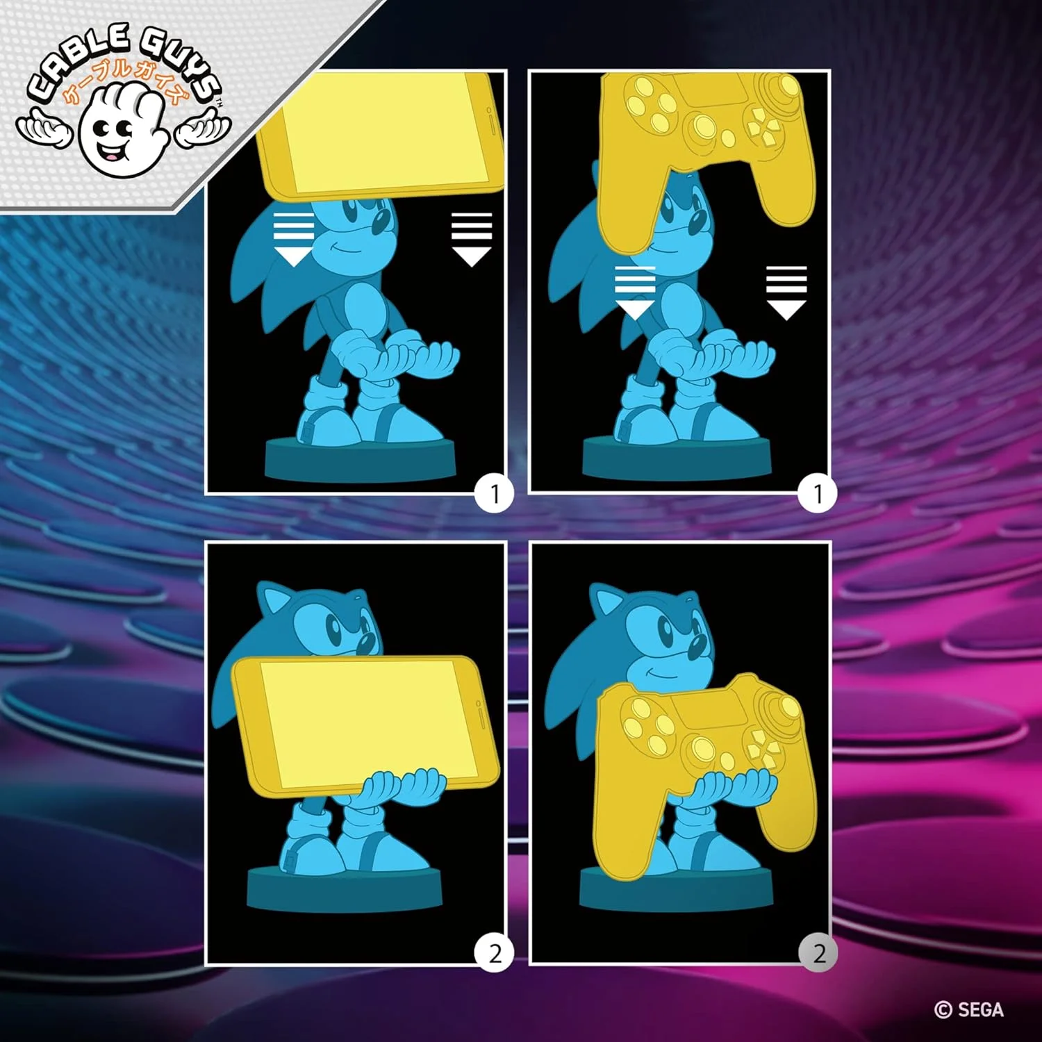 نگهدارنده لوازم جانبی بازی و هولدر گوشی Cableguys Cable Guys - Sackboy Little Big Planet مناسب برای اکثر کنترلرها (ایکس باکس، پلی استیشن، نینتندو سوییچ) و گوشی نگهدارنده لوازم جانبی بازی و هولدر گوشی Cableguys Cable Guys - Sackboy Little Big Planet مناسب برای اکثر کنترلرها (ایکس باکس، پلی استیشن، نینتندو سوییچ) و گوشی