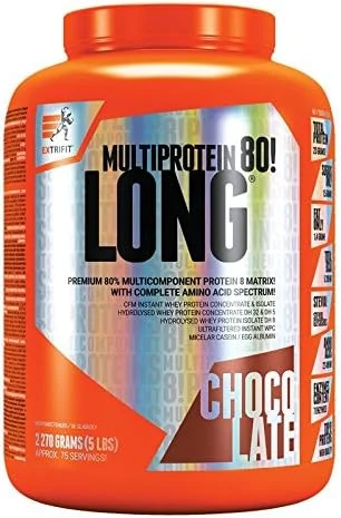 پروتئین چند جزئی Extrifit Protein LONG 80، هیدرو، ایزوله، کازئین میسلار، آلبومین تخم مرغ بیشتر (شکلاتی) پروتئین چند جزئی Extrifit Protein LONG 80، هیدرو، ایزوله، کازئین میسلار، آلبومین تخم مرغ بیشتر (شکلاتی)