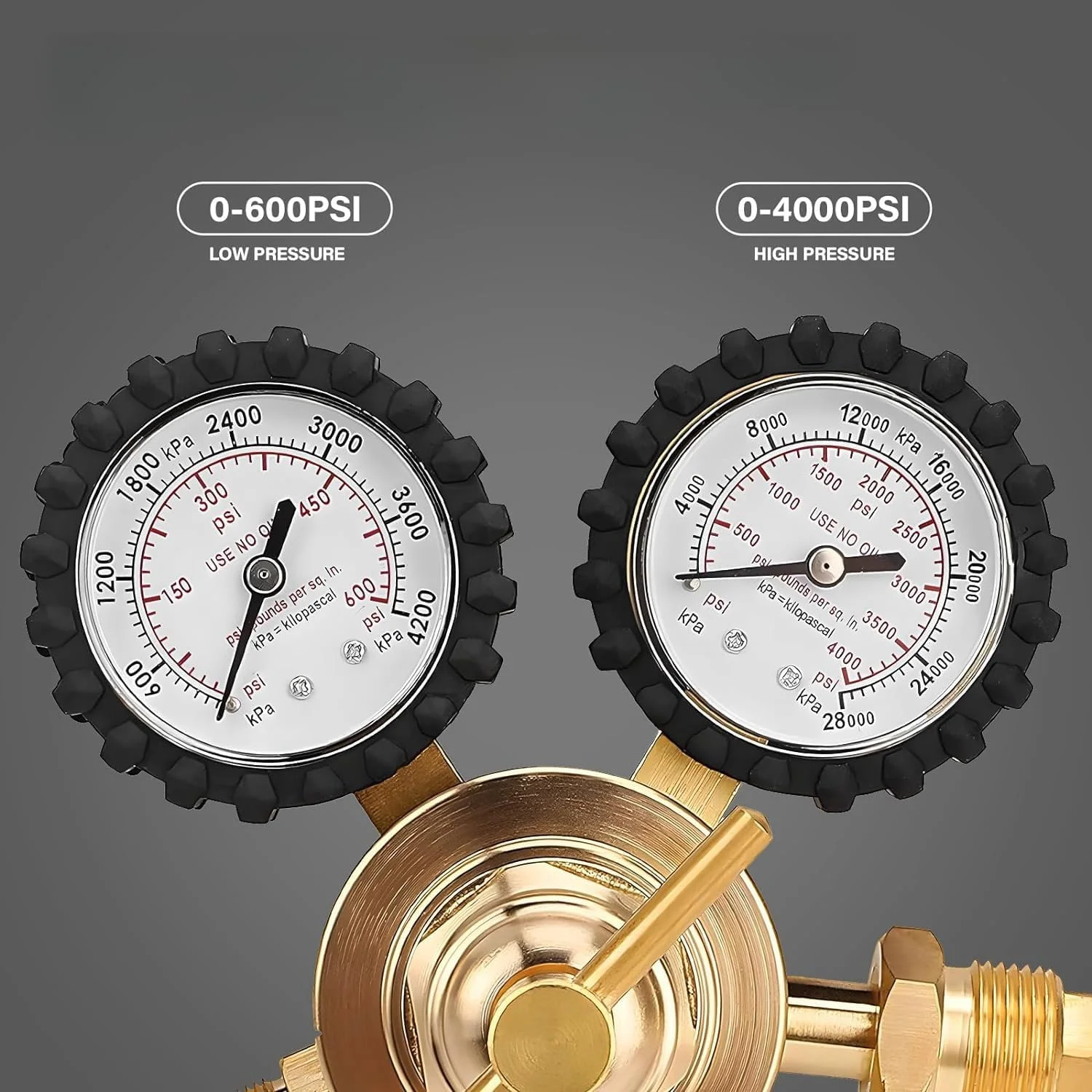 رگولاتور نیتروژن THE WHITE SHOP - گیج نیتروژن با شیلنگ، تجهیزات فشار تحویلی 0-600 PSI اتصالات ورودی و خروجی برنجی رگولاتور نیتروژن THE WHITE SHOP - گیج نیتروژن با شیلنگ، تجهیزات فشار تحویلی 0-600 PSI اتصالات ورودی و خروجی برنجی