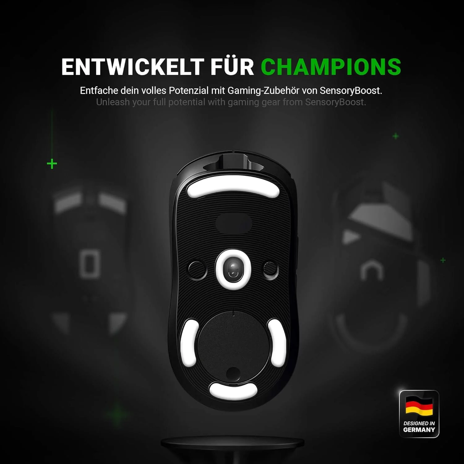 پدهای لغزنده SensoryBoost DPS (مجموعه 2 عددی) برای Logitech G PRO Wireless - فوق العاده سریع، لبه های گرد، اصطکاک کم، بادوام، پدهای جایگزین ماوس، اسکیت - لوازم جانبی ارتقاء ماوس گیمینگ پدهای لغزنده SensoryBoost DPS (مجموعه 2 عددی) برای Logitech G PRO Wireless - فوق العاده سریع، لبه های گرد، اصطکاک کم، بادوام، پدهای جایگزین ماوس، اسکیت - لوازم جانبی ارتقاء ماوس گیمینگ
