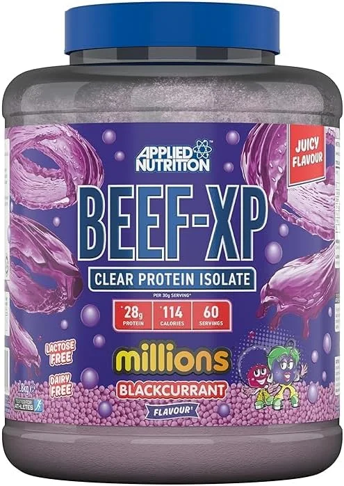 پروتئین ایزوله گوشت گاو BEEF-XP Clear، 1.8 کیلوگرم (60 سروینگ) - بلک کارنت میلیون پروتئین ایزوله گوشت گاو BEEF-XP Clear، 1.8 کیلوگرم (60 سروینگ) - بلک کارنت میلیون