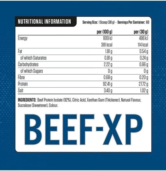 پروتئین ایزوله گوشت گاو BEEF-XP Clear، 1.8 کیلوگرم (60 سروینگ) - بلک کارنت میلیون پروتئین ایزوله گوشت گاو BEEF-XP Clear، 1.8 کیلوگرم (60 سروینگ) - بلک کارنت میلیون