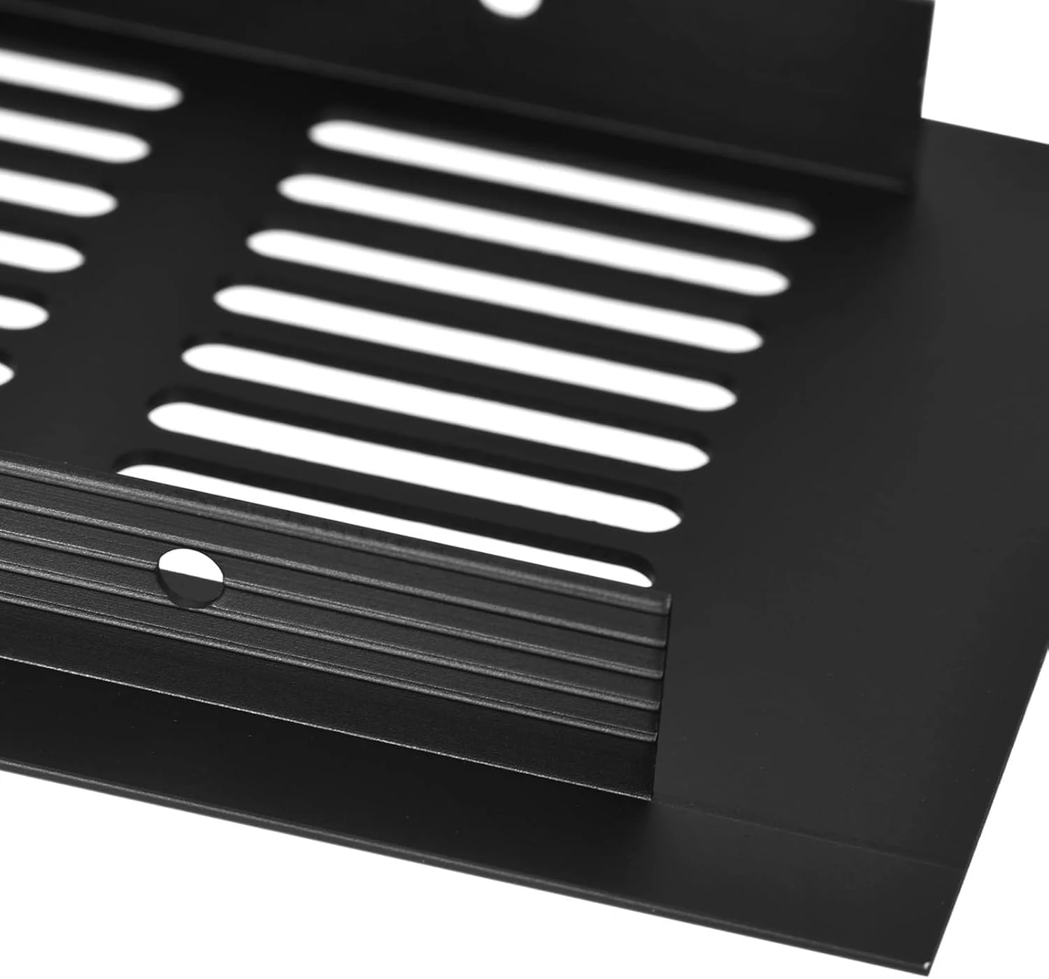 THE WHITE SHOP 4 عدد دریچه تهویه مستطیلی توری آلیاژ آلومینیوم پوشش دریچه هوا دریچه دار برای کابینت کمد کمد کفش (اندازه: 80X400MM) THE WHITE SHOP 4 عدد دریچه تهویه مستطیلی توری آلیاژ آلومینیوم پوشش دریچه هوا دریچه دار برای کابینت کمد کمد کفش (اندازه: 80X400MM)