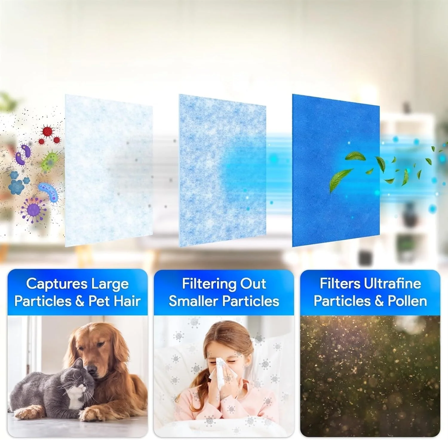 فیلتر دریچه هوا THE WHITE SHOP، فیلتر هوا، کیت فیلتر سه گانه دریچه، پشم فیلتر حذف هوا، برای محفظه کف، توری، سقف، دریچه های شومینه (30 * 335) فیلتر دریچه هوا THE WHITE SHOP، فیلتر هوا، کیت فیلتر سه گانه دریچه، پشم فیلتر حذف هوا، برای محفظه کف، توری، سقف، دریچه های شومینه (30 * 335)