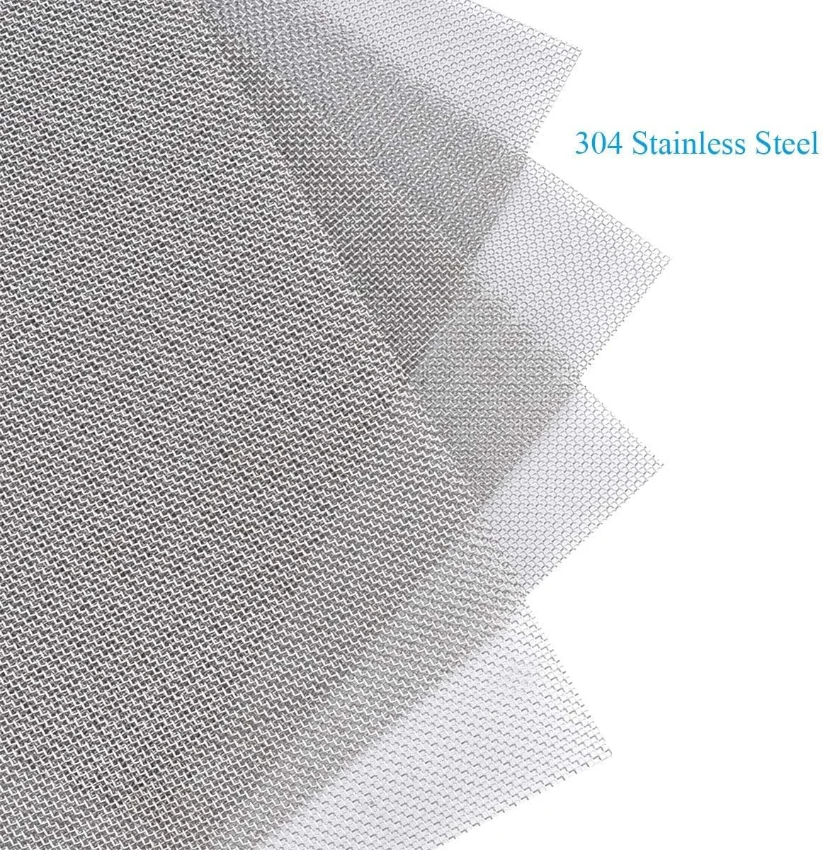 THE WHITE SHOP توری سیمی بافته شده استیل ضد زنگ 4 عددی، توری دریچه هوا 11.8"X8.2"، صفحه نمایش سخت و مقاوم در برابر حرارت، سوراخ 20 مش برش آسان THE WHITE SHOP توری سیمی بافته شده استیل ضد زنگ 4 عددی، توری دریچه هوا 11.8"X8.2"، صفحه نمایش سخت و مقاوم در برابر حرارت، سوراخ 20 مش برش آسان