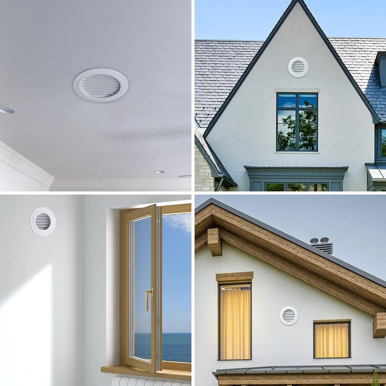 دریچه گرد هوا 7.8 اینچی THE WHITE SHOP، پوشش توری ABS با توری صفحه داخلی، پوشش دریچه قابل تنظیم برای تهویه حمام، دفتر، آشپزخانه دریچه گرد هوا 7.8 اینچی THE WHITE SHOP، پوشش توری ABS با توری صفحه داخلی، پوشش دریچه قابل تنظیم برای تهویه حمام، دفتر، آشپزخانه