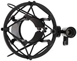 میکروفون ضبط صدا eWINNER BM-800 به همراه لرزه گیر، کابل صوتی 3.5 میلی متری و فوم محافظ برای کامپیوتر، لپ تاپ، استودیو پخش رادیویی، صداگذاری و ضبط استودیویی صدا