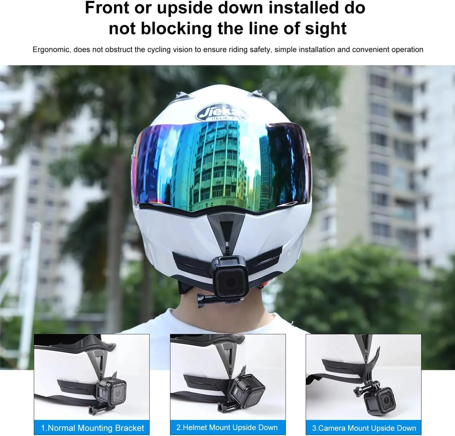 پایه چانه کلاه کاسکت موتور سیکلت eWINNER، نگهدارنده بند چانه کلاه کاسکت برای فیلمبرداری POV برای Insta360 X5 X4 X3 X2 RS Ace Pro2 GO 3S/برای GoPro Hero 13 12 11 10 MAX/برای DJI Osmo 360/Action 5 Pro 4 Cameras پایه چانه کلاه کاسکت موتور سیکلت eWINNER، نگهدارنده بند چانه کلاه کاسکت برای فیلمبرداری POV برای Insta360 X5 X4 X3 X2 RS Ace Pro2 GO 3S/برای GoPro Hero 13 12 11 10 MAX/برای DJI Osmo 360/Action 5 Pro 4 Cameras