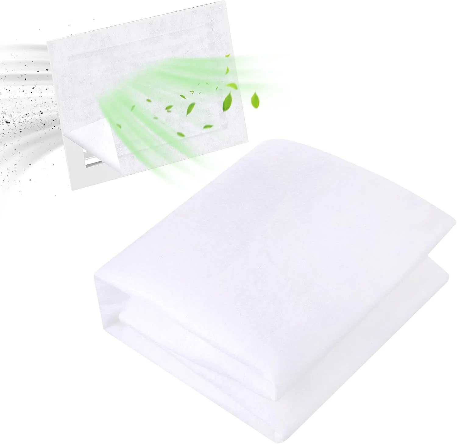 کیت فیلتر دریچه هوا THE WHITE SHOP، مدیای الکترواستاتیک 20 اینچ در 90 اینچ با نوار نصب (بیش از 20 فیلتر در هر بسته)، فیلترهای دریچه و توری هوا برای HVAC، AC و گرمایش