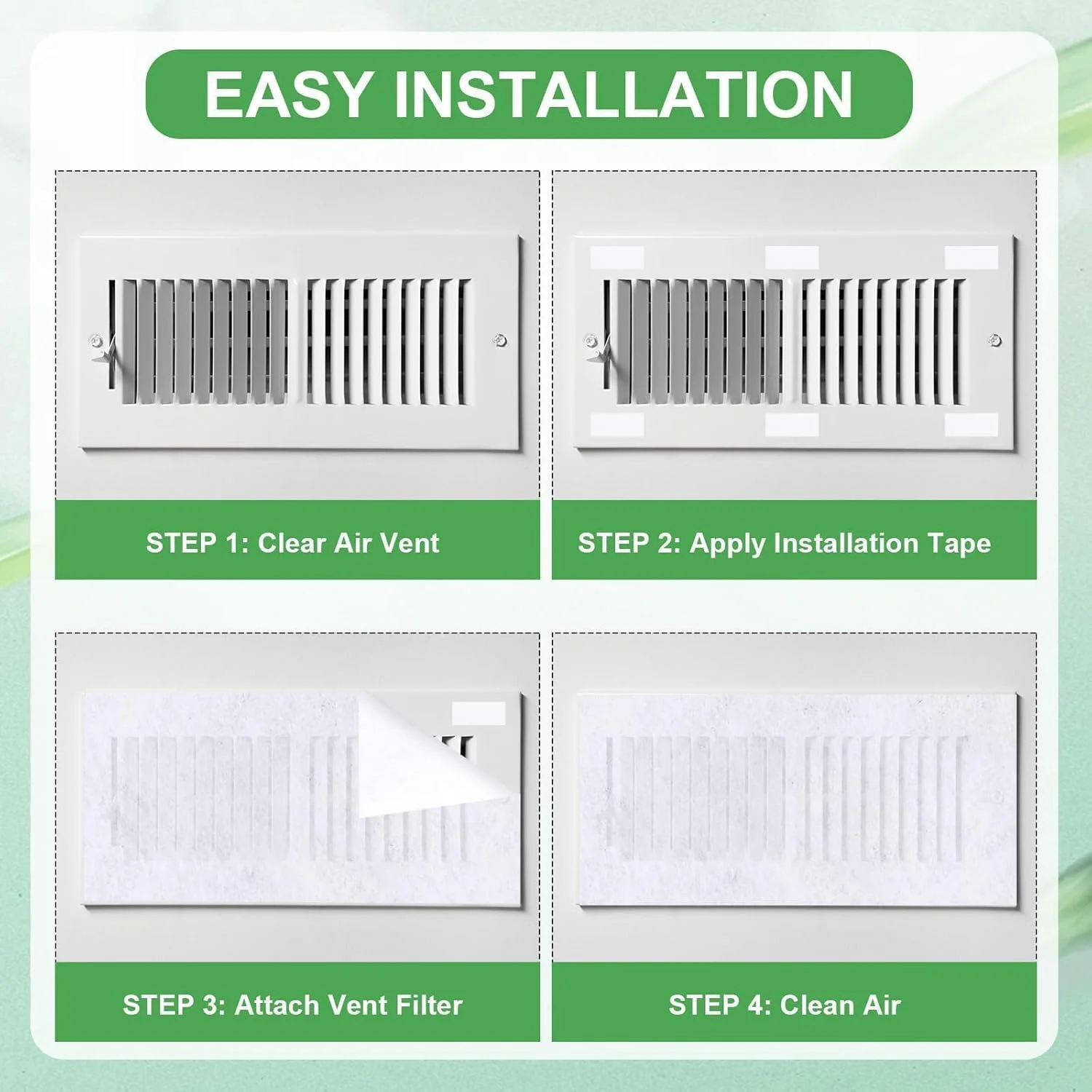 فیلتر دریچه هوا THE WHITE SHOP، 20 عدد، 71" X 16"، کاغذ فیلتر دریچه هوا، توری ضد گرد و غبار، صافی، فیلتراسیون دریچه تهویه مطبوع، فیلتر بهبود کیفیت هوا، جایگزینی فیلتر برای ورودی HVAC AC و گرمایش فیلتر دریچه هوا THE WHITE SHOP، 20 عدد، 71" X 16"، کاغذ فیلتر دریچه هوا، توری ضد گرد و غبار، صافی، فیلتراسیون دریچه تهویه مطبوع، فیلتر بهبود کیفیت هوا، جایگزینی فیلتر برای ورودی HVAC AC و گرمایش