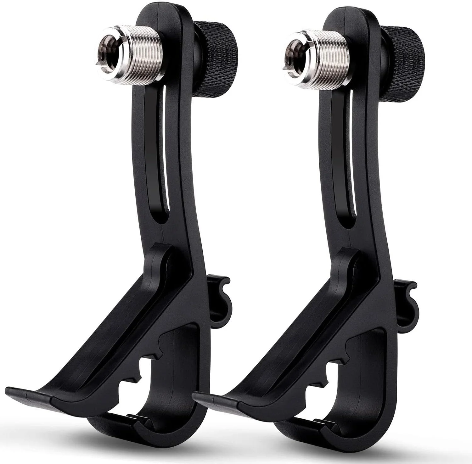 2 عدد گیره میکروفون درام قابل تنظیم، نگهدارنده های ضد ضربه میکروفون برای ضبط حرفه ای درام، گیره میکروفون ایمن برای سازهای کوبه ای، لوازم جانبی بادوام پایه میکروفون 2 عدد گیره میکروفون درام قابل تنظیم، نگهدارنده های ضد ضربه میکروفون برای ضبط حرفه ای درام، گیره میکروفون ایمن برای سازهای کوبه ای، لوازم جانبی بادوام پایه میکروفون