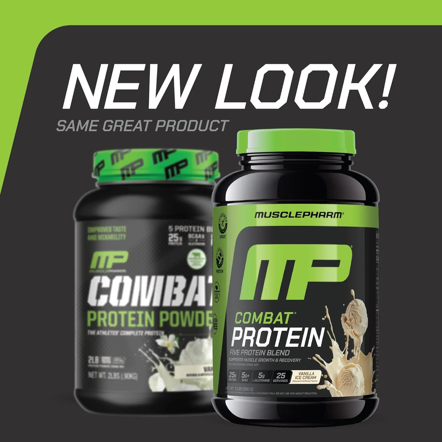 پودر پروتئین کامبت MusclePharm، طعم وانیل، سوخت رسانی به عضلات برای تمرینات سازنده، 5 منبع پروتئینی شامل پروتئین وی ایزوله و آلبومین تخم مرغ، بدون گلوتن، 2 پوند، 25 سروینگ پودر پروتئین کامبت MusclePharm، طعم وانیل، سوخت رسانی به عضلات برای تمرینات سازنده، 5 منبع پروتئینی شامل پروتئین وی ایزوله و آلبومین تخم مرغ، بدون گلوتن، 2 پوند، 25 سروینگ