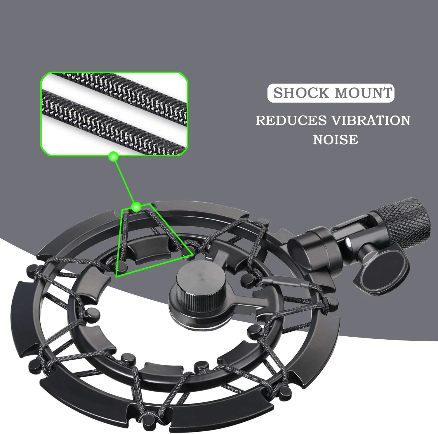 لرزه گیر میکروفون KASTWAVE MV7، کاهش نویز لرزش، لرزه گیر حرفه ای، پایه بازویی میکروفون سازگار، طراحی جمع و جور، قابلیت اتصال به بازویی، طراحی ساده تر سازگار با میکروفون Shure MV7 لرزه گیر میکروفون KASTWAVE MV7، کاهش نویز لرزش، لرزه گیر حرفه ای، پایه بازویی میکروفون سازگار، طراحی جمع و جور، قابلیت اتصال به بازویی، طراحی ساده تر سازگار با میکروفون Shure MV7
