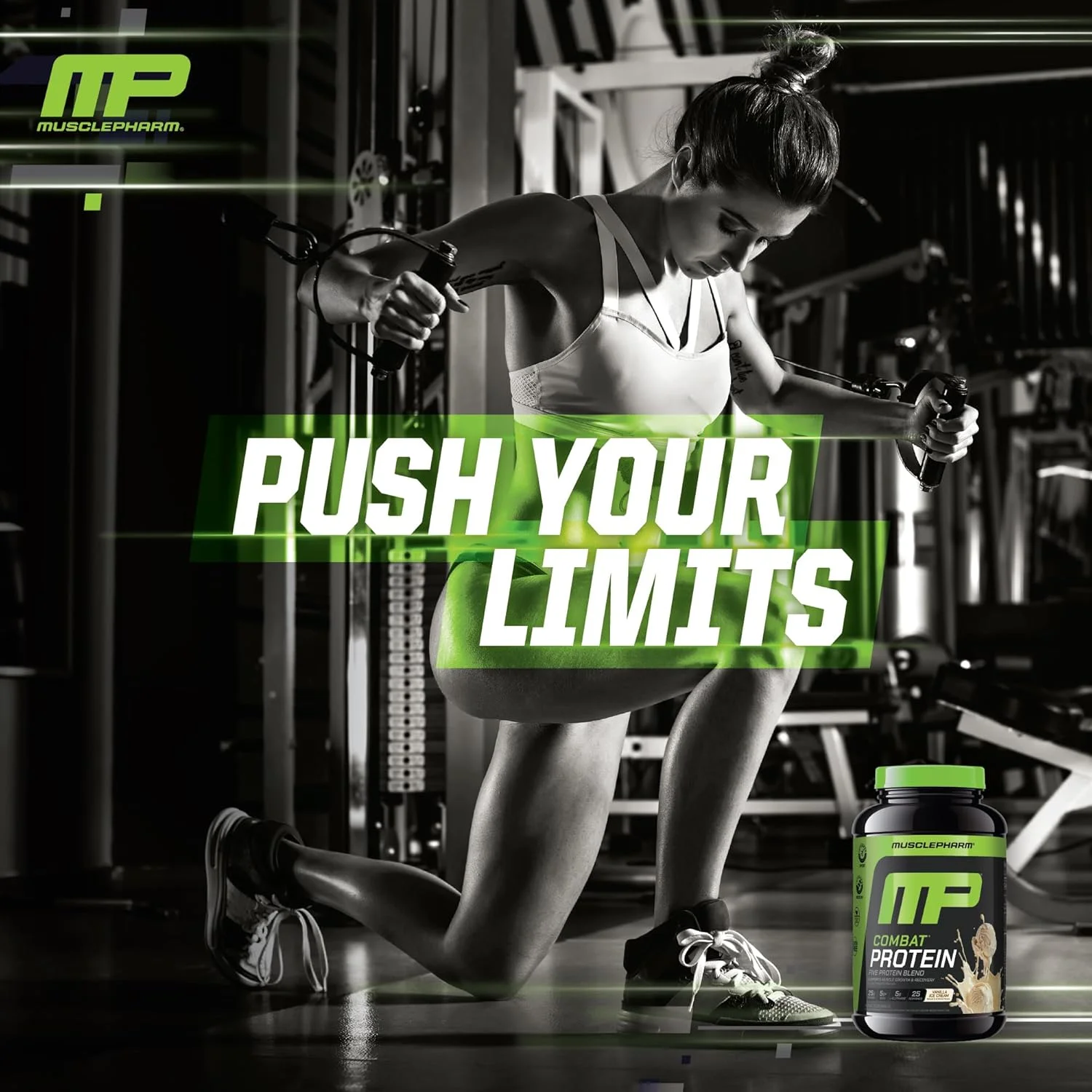پودر پروتئین کامبت MusclePharm، طعم وانیل، سوخت رسانی به عضلات برای تمرینات سازنده، 5 منبع پروتئینی شامل پروتئین وی ایزوله و آلبومین تخم مرغ، بدون گلوتن، 2 پوند، 25 سروینگ پودر پروتئین کامبت MusclePharm، طعم وانیل، سوخت رسانی به عضلات برای تمرینات سازنده، 5 منبع پروتئینی شامل پروتئین وی ایزوله و آلبومین تخم مرغ، بدون گلوتن، 2 پوند، 25 سروینگ