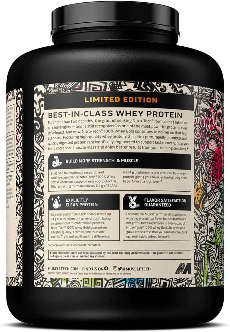 پروتئین وی گلد نیترو تک ماسل تک، چوروز، 5 پوند