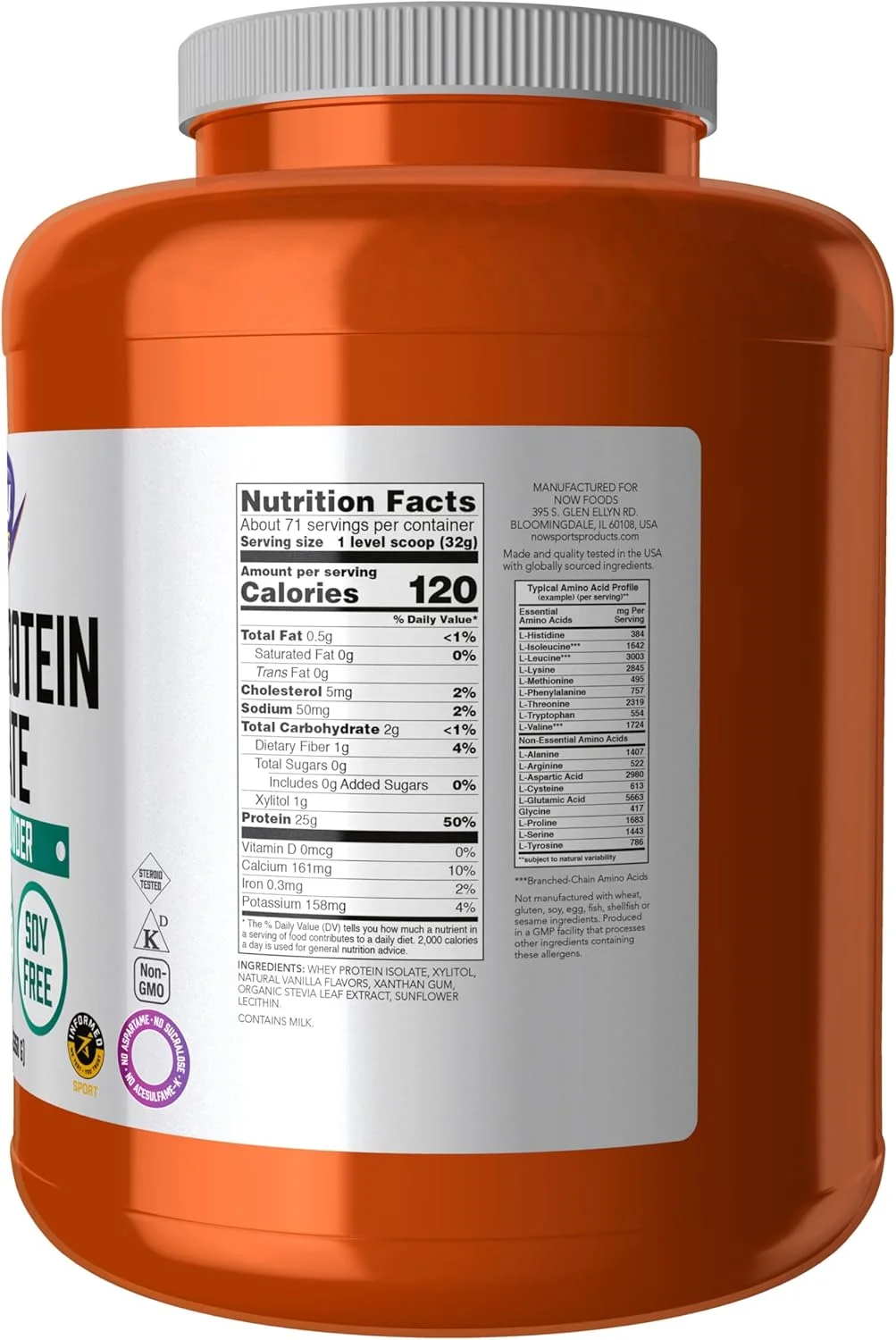 پودر پروتئین وی ایزوله وانیلی ناو اسپورتس 5 پوند پودر پروتئین وی ایزوله وانیلی ناو اسپورتس 5 پوند