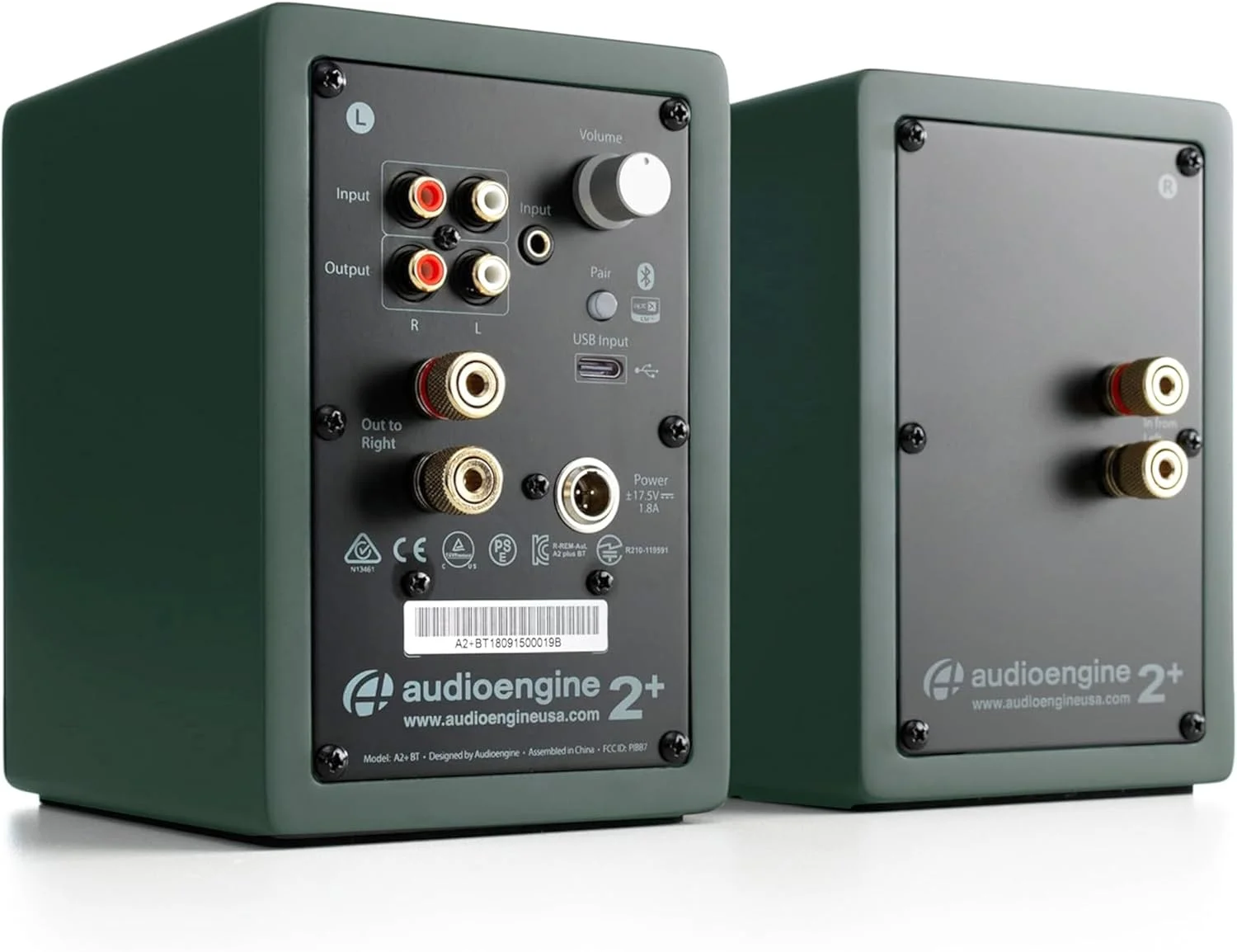 اسپیکر دسکتاپ بلوتوثی بیسیم نسخه محدود 24 بیتی Audioengine A2+ - اسپیکرهای کامپیوتر 60 واتی برای موسیقی و لوازم جانبی بازی اسپیکر دسکتاپ بلوتوثی بیسیم نسخه محدود 24 بیتی Audioengine A2+ - اسپیکرهای کامپیوتر 60 واتی برای موسیقی و لوازم جانبی بازی