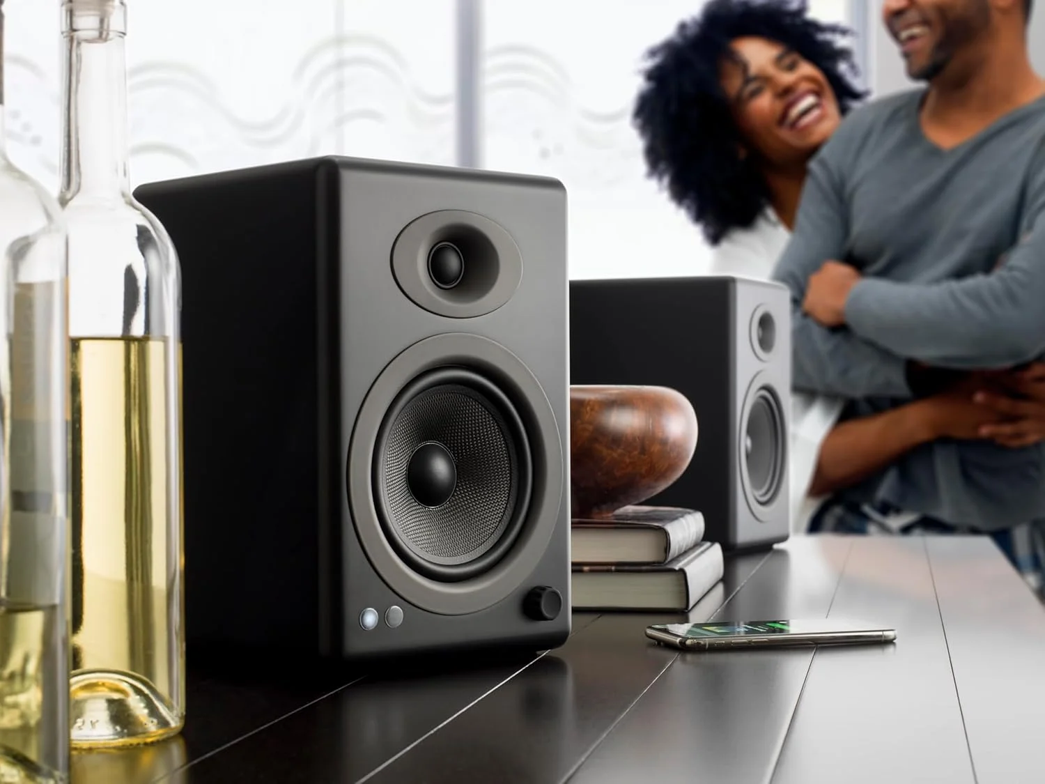 سیستم اسپیکر خانگی 150 واتی Audioengine A5 برای استودیوها، سینمای خانگی، قفسه کتاب و بازی سیستم اسپیکر خانگی 150 واتی Audioengine A5 برای استودیوها، سینمای خانگی، قفسه کتاب و بازی