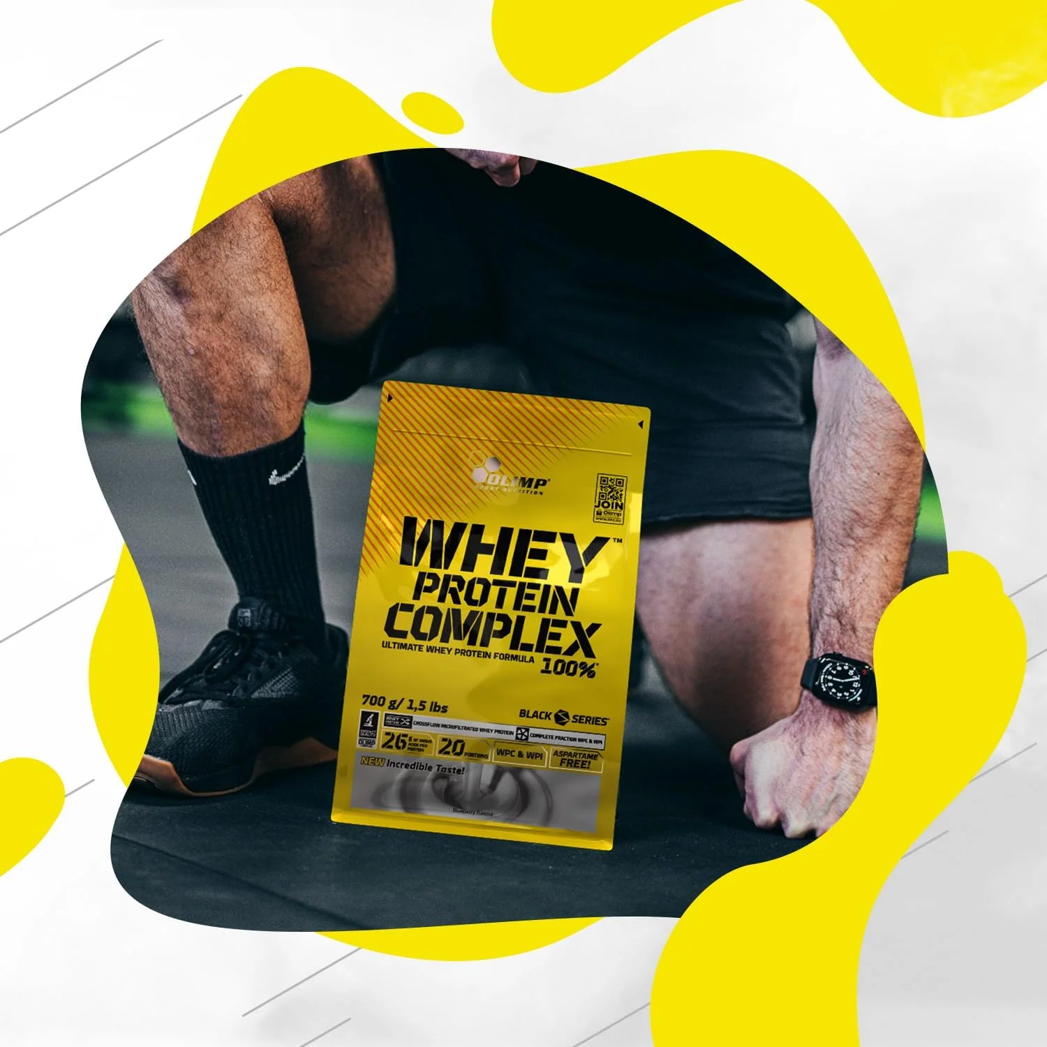 OLIMP SPORT NUTRITION پودر پروتئین وی کمپلکس 100 درصد - مکمل غذایی (2270 گرم) - کوکی کرم OLIMP SPORT NUTRITION پودر پروتئین وی کمپلکس 100 درصد - مکمل غذایی (2270 گرم) - کوکی کرم