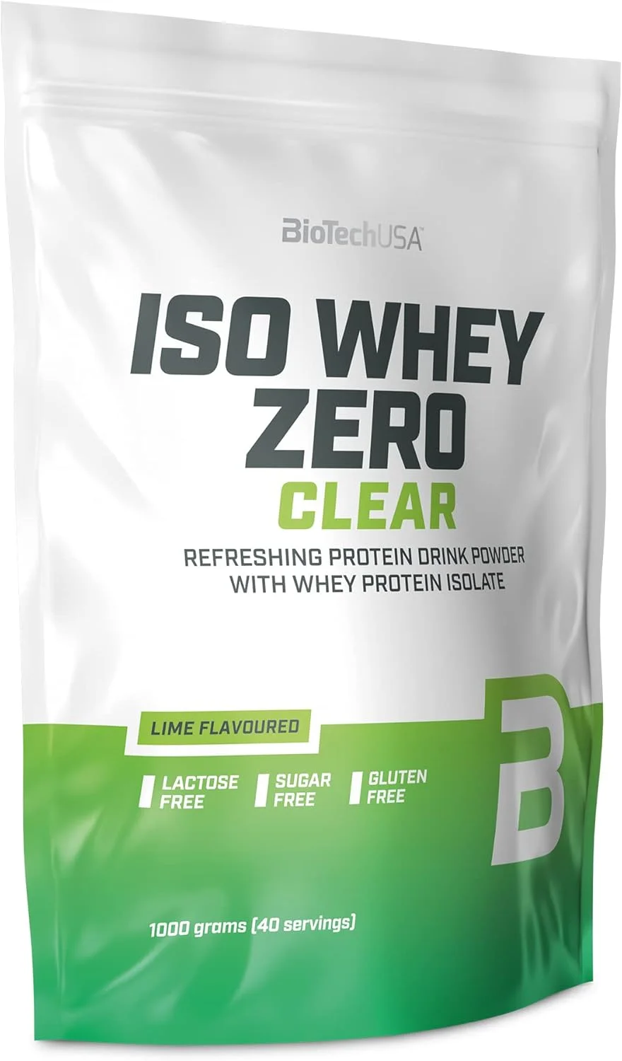 پودر پروتئین ایزو وی زیرو کلیر BioTechUSA، طراوت بخش، بدون شکر، بدون لاکتوز، بدون گلوتن، 5 طعم میوه، 88 کیلو کالری، 21 گرم پروتئین، BCAAs، 1000 گرم، لیمو پودر پروتئین ایزو وی زیرو کلیر BioTechUSA، طراوت بخش، بدون شکر، بدون لاکتوز، بدون گلوتن، 5 طعم میوه، 88 کیلو کالری، 21 گرم پروتئین، BCAAs، 1000 گرم، لیمو