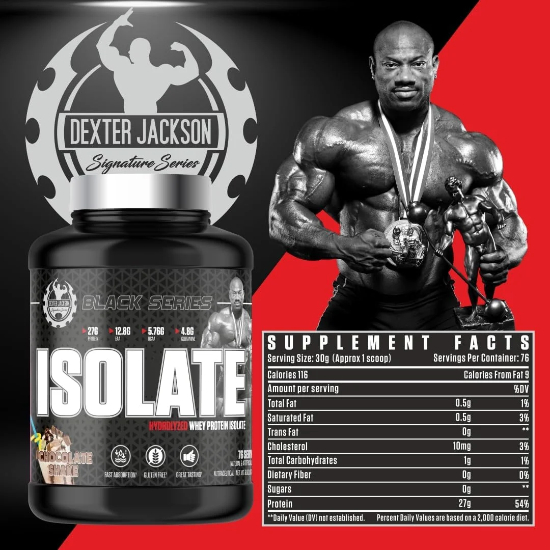 پروتئین وی ایزوله سری بلک دکستر جکسون 5 پوند | طعم کوکی و کرم پروتئین وی ایزوله سری بلک دکستر جکسون 5 پوند | طعم کوکی و کرم