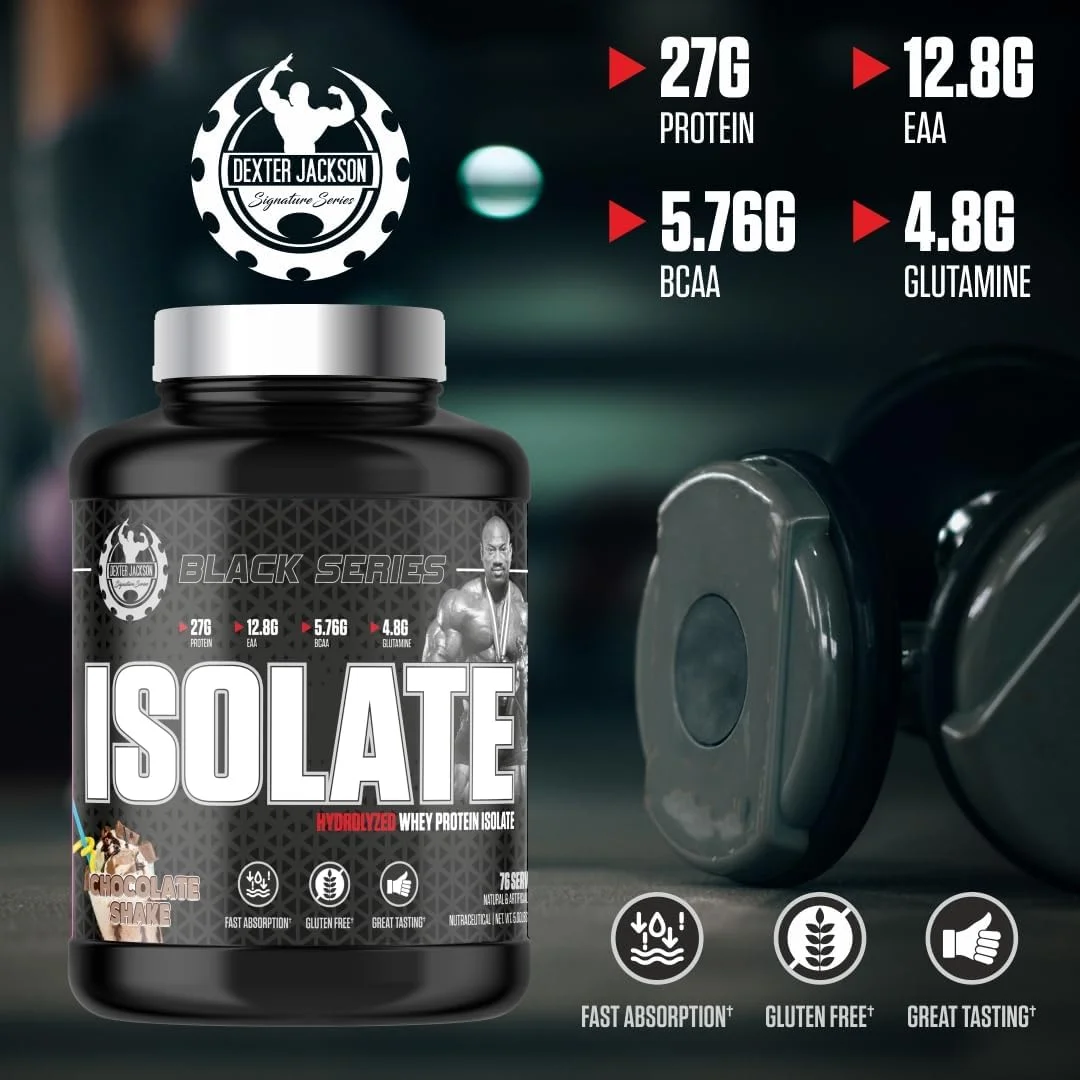 پروتئین وی ایزوله سری بلک دکستر جکسون 5 پوند | طعم کوکی و کرم پروتئین وی ایزوله سری بلک دکستر جکسون 5 پوند | طعم کوکی و کرم