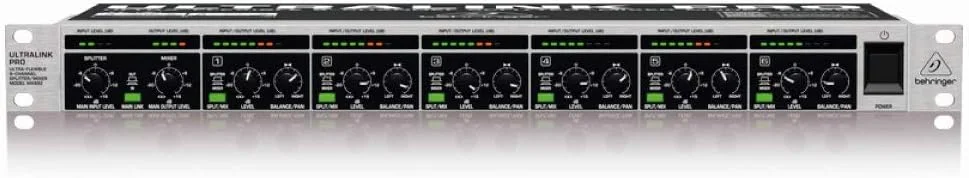 میکسر/اسپلیتر 8 کاناله Behringer MX882 V2 Ultralink Pro فوق العاده انعطاف پذیر