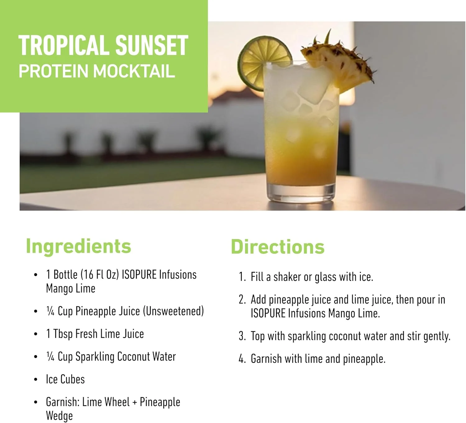 پودر پروتئین ایزوپیور، پروتئین وی ایزوله شفاف، مخلوط نوشیدنی ریکاوری بعد از تمرین، بدون گلوتن و بدون شکر افزوده، طعم انبه لیمو، 16 سروینگ پودر پروتئین ایزوپیور، پروتئین وی ایزوله شفاف، مخلوط نوشیدنی ریکاوری بعد از تمرین، بدون گلوتن و بدون شکر افزوده، طعم انبه لیمو، 16 سروینگ