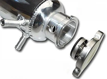 مخزن انبساط آب خنک کننده 350 میلی لیتری فروشگاه سفید، آلیاژ آلومینیوم، یونیورسال برای خودرو