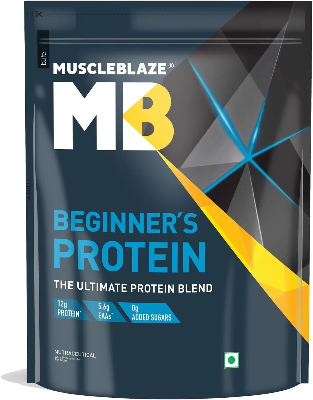 پروتئین وی مبتدی MuscleBlaze، بدون شکر افزوده، ریکاوری سریعتر عضلات و افزایش قدرت (شکلاتی، 2 کیلوگرم / 4.4 پوند) پروتئین وی مبتدی MuscleBlaze، بدون شکر افزوده، ریکاوری سریعتر عضلات و افزایش قدرت (شکلاتی، 2 کیلوگرم / 4.4 پوند)