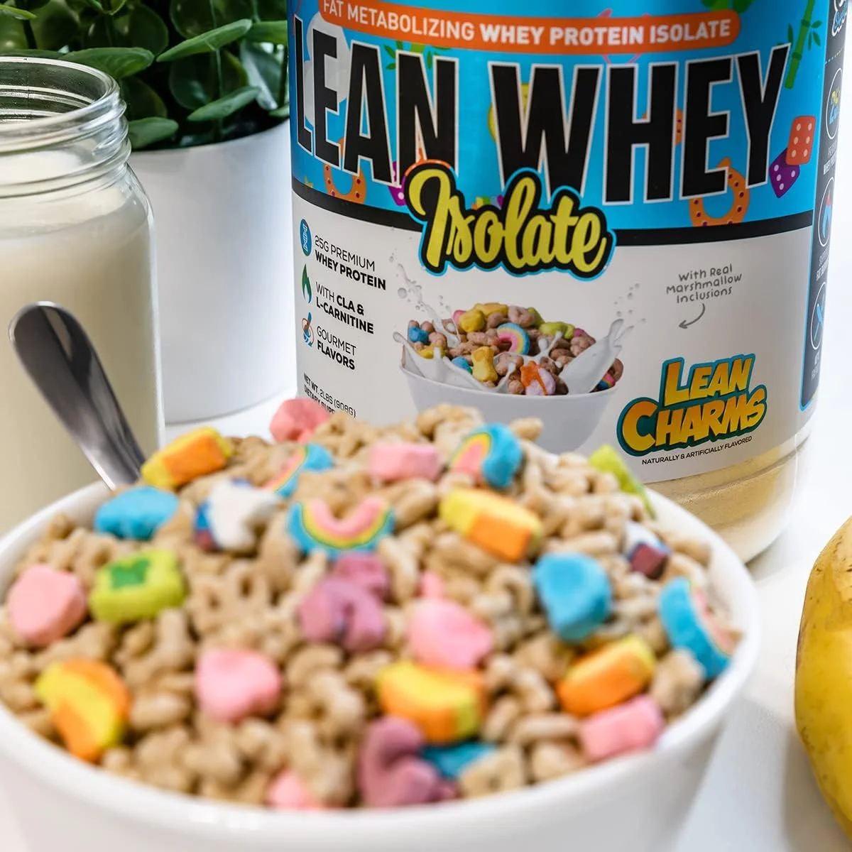 Musclesport Lean Whey Revolution™، پروتئین وی ایزوله با وی هیدرولیز شده - کم کالری، کم کربوهیدرات، کم چرب، طعم های فوق العاده - 25 گرم پروتئین در هر پیمانه (2 پوند، Lean Charms)… Musclesport Lean Whey Revolution™، پروتئین وی ایزوله با وی هیدرولیز شده - کم کالری، کم کربوهیدرات، کم چرب، طعم های فوق العاده - 25 گرم پروتئین در هر پیمانه (2 پوند، Lean Charms)…