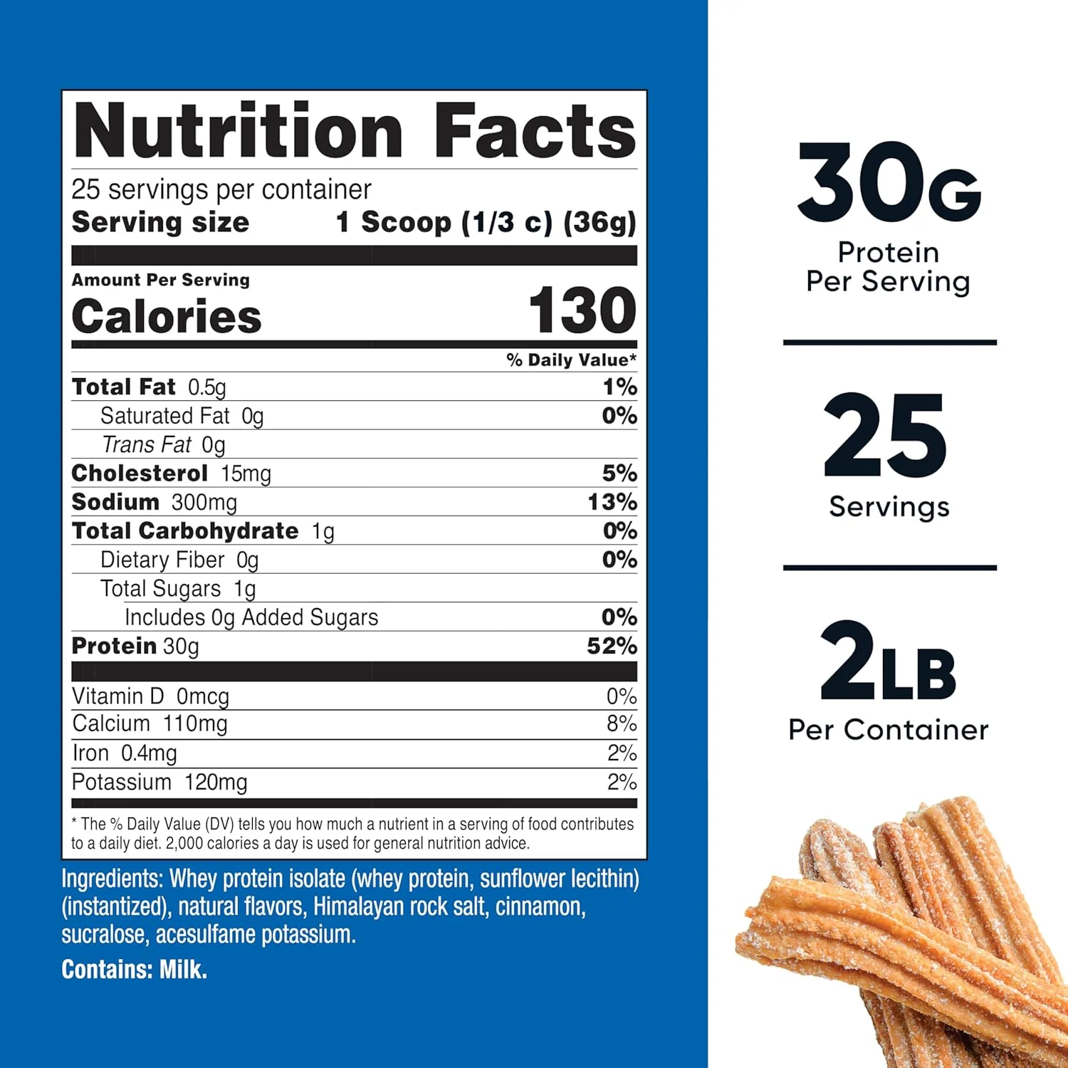 پروتئین وی ایزوله نوتریکاست با طعم چورو - 907 گرم، بدون GMO و گلوتن پروتئین وی ایزوله نوتریکاست با طعم چورو - 907 گرم، بدون GMO و گلوتن