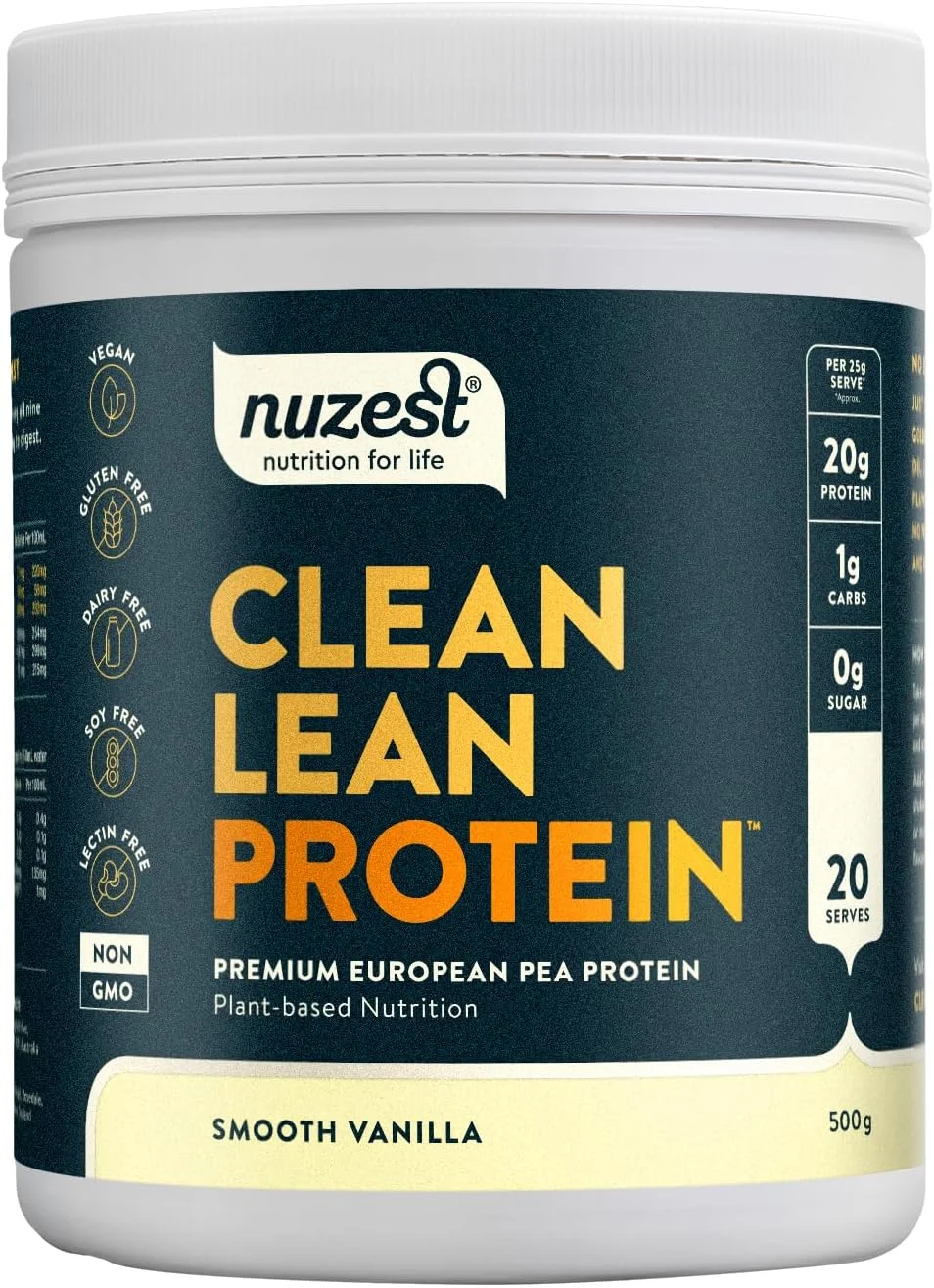 پروتئین پاکیزه و خالص Nuzest - وانیل نرم - 500 گرم پروتئین پاکیزه و خالص Nuzest - وانیل نرم - 500 گرم