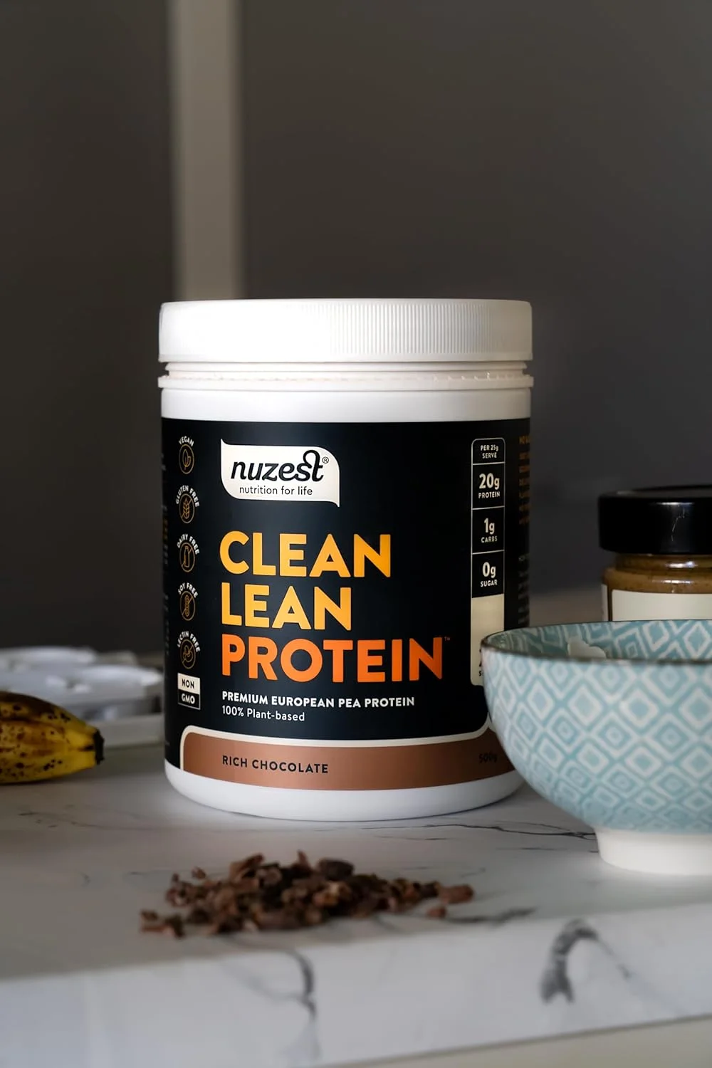 پروتئین پاک Nuzest - شکلات غنی - 500 گرم پروتئین پاک Nuzest - شکلات غنی - 500 گرم