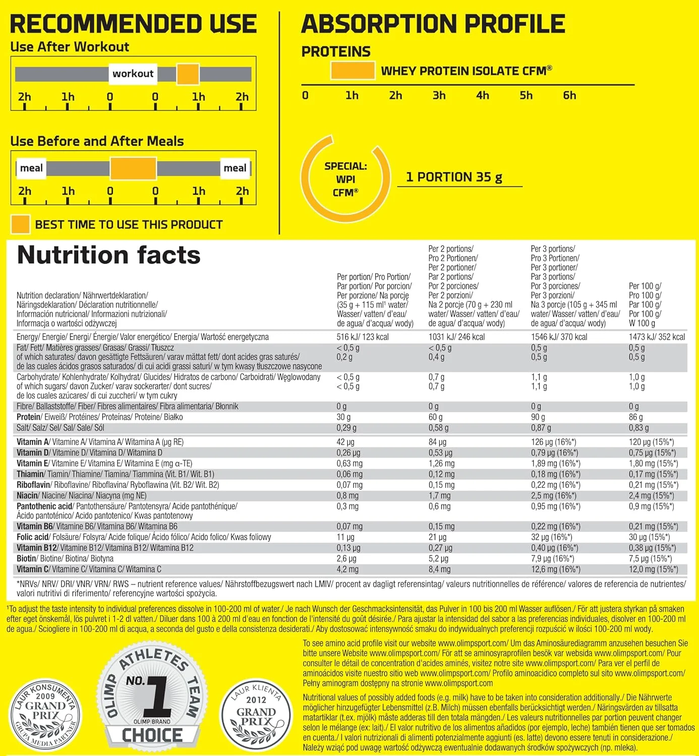 مکمل غذایی الیمپ اسپورت نوتریشن پیور وی ایزوله 95، طعم کره بادام زمینی، 600 گرم مکمل غذایی الیمپ اسپورت نوتریشن پیور وی ایزوله 95، طعم کره بادام زمینی، 600 گرم