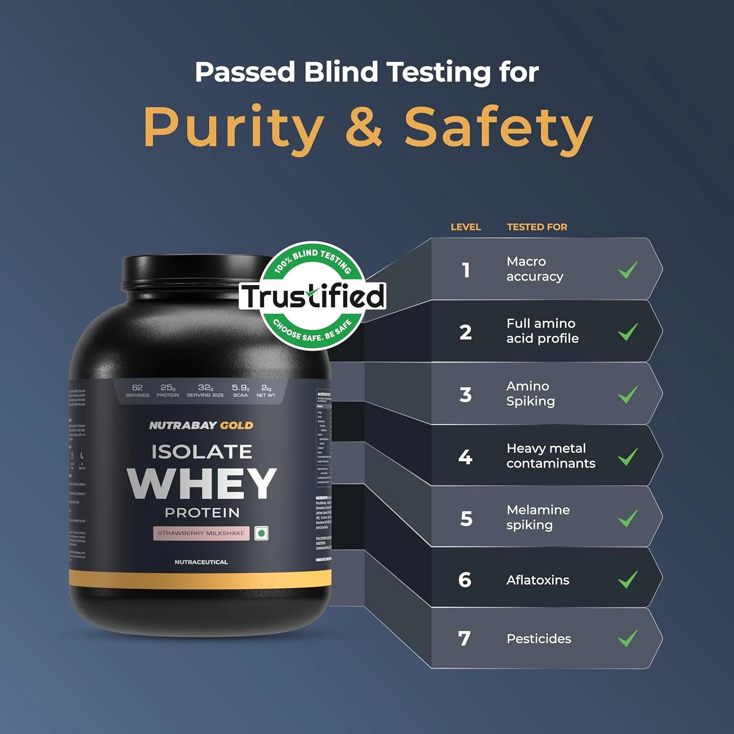 پروتئین وی ایزوله 100% ناترابی گلد - میلک شیک توت فرنگی، 2 کیلوگرم پروتئین وی ایزوله 100% ناترابی گلد - میلک شیک توت فرنگی، 2 کیلوگرم