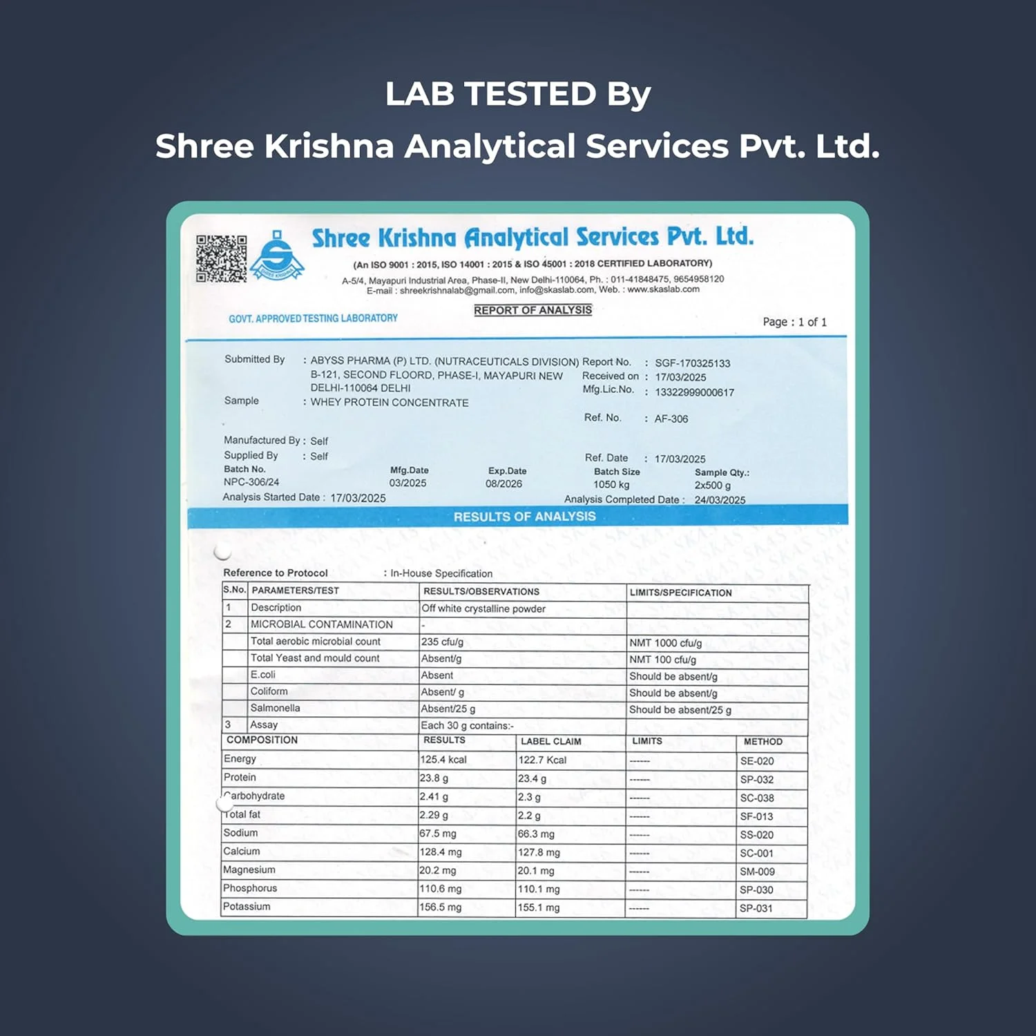 پروتئین وی کنسانتره خالص 100% ناترابی، 23.4 گرم پروتئین، 5.3 گرم BCAA، 3.9 گرم گلوتامیک اسید - رشد و ریکاوری عضلات - 500 گرم، بدون طعم | پروتئین معتبر و تمیز | دارای گواهی Trustified پروتئین وی کنسانتره خالص 100% ناترابی، 23.4 گرم پروتئین، 5.3 گرم BCAA، 3.9 گرم گلوتامیک اسید - رشد و ریکاوری عضلات - 500 گرم، بدون طعم | پروتئین معتبر و تمیز | دارای گواهی Trustified