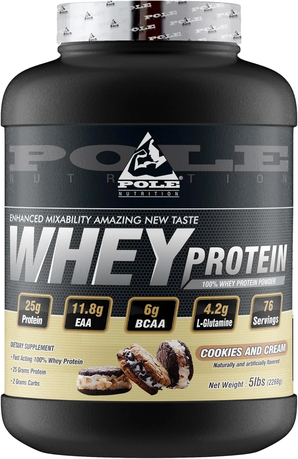 پروتئین وی 100% پل نوتریشن 5 پوند (5 پوند، کوکی و کرم) پروتئین وی 100% پل نوتریشن 5 پوند (5 پوند، کوکی و کرم)