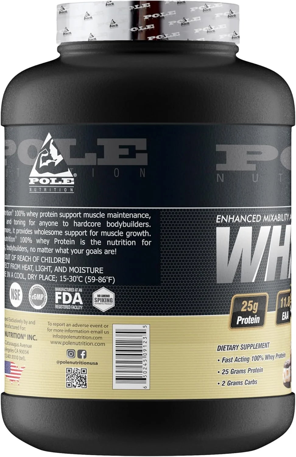 پروتئین وی 100% پل نوتریشن 5 پوند (5 پوند، کوکی و کرم) پروتئین وی 100% پل نوتریشن 5 پوند (5 پوند، کوکی و کرم)