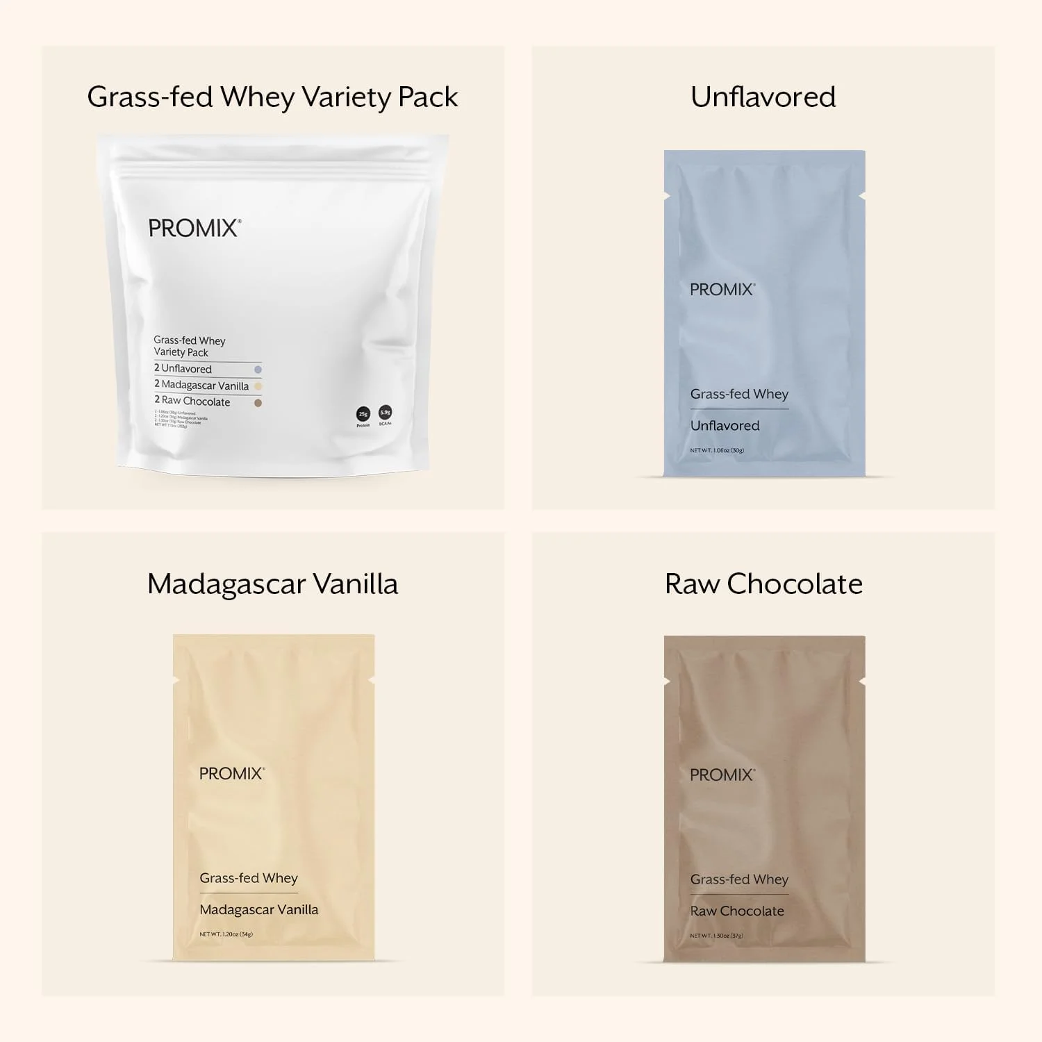 پودر پروتئین وی پرومیکس، بسته متنوع (طعم های بدون طعم، وانیلی و شکلاتی) تغذیه شده با علف و 100% طبیعی - شیک ها، اسموتی ها، دستور العمل های پخت و پز و آشپزی برای تناسب اندام و تغذیه بعد از تمرین پودر پروتئین وی پرومیکس، بسته متنوع (طعم های بدون طعم، وانیلی و شکلاتی) تغذیه شده با علف و 100% طبیعی - شیک ها، اسموتی ها، دستور العمل های پخت و پز و آشپزی برای تناسب اندام و تغذیه بعد از تمرین