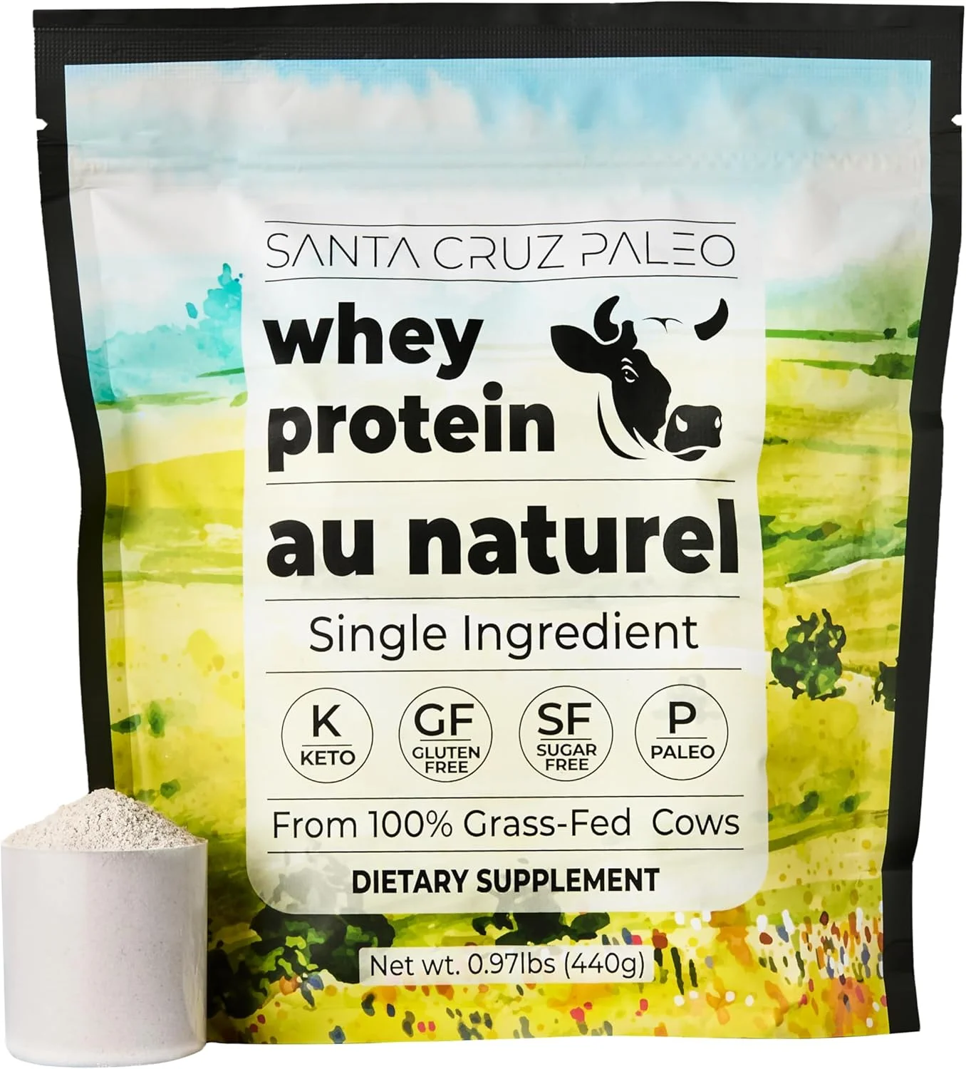 پودر پروتئین وی پالئو سانتا کروز، طعم طبیعی، 20 گرم پروتئین وی ایزوله تغذیه شده با علف در هر وعده، بدون گلوتن، کتو، بدون شکر، پالئو، طبیعی، پشتیبانی از عضلات بعد از تمرین، 20 وعده، کیسه 1.2 پوندی پودر پروتئین وی پالئو سانتا کروز، طعم طبیعی، 20 گرم پروتئین وی ایزوله تغذیه شده با علف در هر وعده، بدون گلوتن، کتو، بدون شکر، پالئو، طبیعی، پشتیبانی از عضلات بعد از تمرین، 20 وعده، کیسه 1.2 پوندی