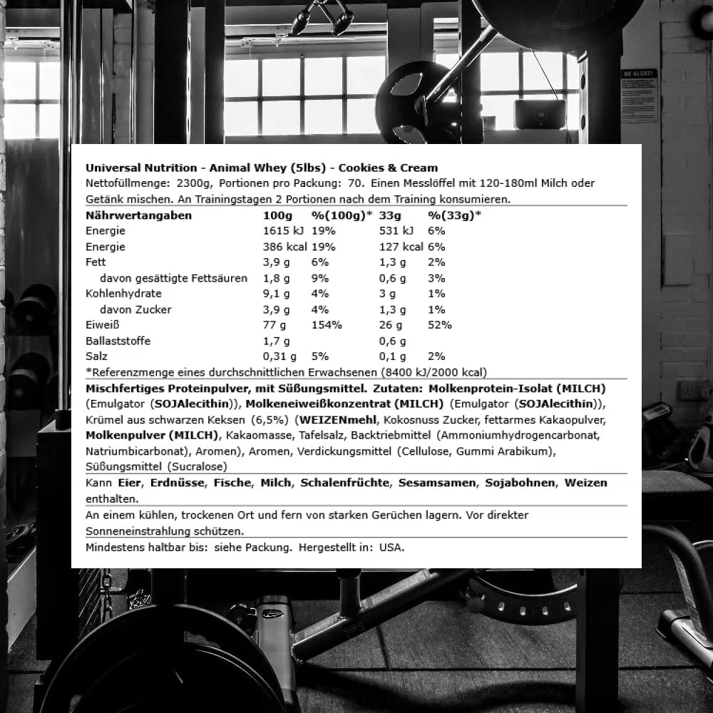 پروتئین وی یونیورسال نوتریشن Animal Whey، طعم کیک با خامه - 2270 گرم پروتئین وی یونیورسال نوتریشن Animal Whey، طعم کیک با خامه - 2270 گرم