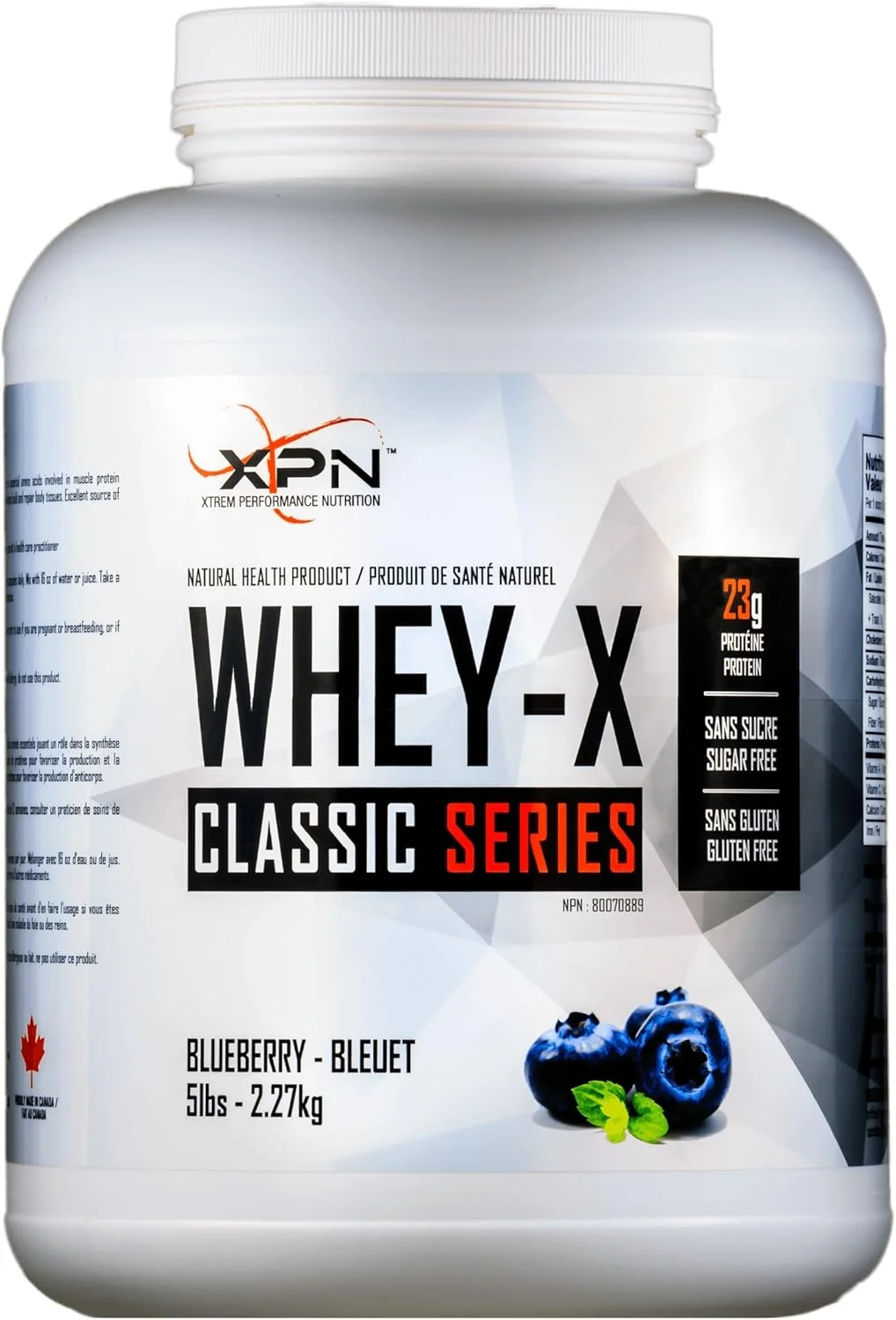 XPN Whey-X - 2 کیلوگرم (طعم بلوبری - کنسانتره پروتئین وی با پروتئین بالا، 23 گرم پروتئین، قند و چربی کم، ریکاوری عضلات و تغذیه روزمره) XPN Whey-X - 2 کیلوگرم (طعم بلوبری - کنسانتره پروتئین وی با پروتئین بالا، 23 گرم پروتئین، قند و چربی کم، ریکاوری عضلات و تغذیه روزمره)